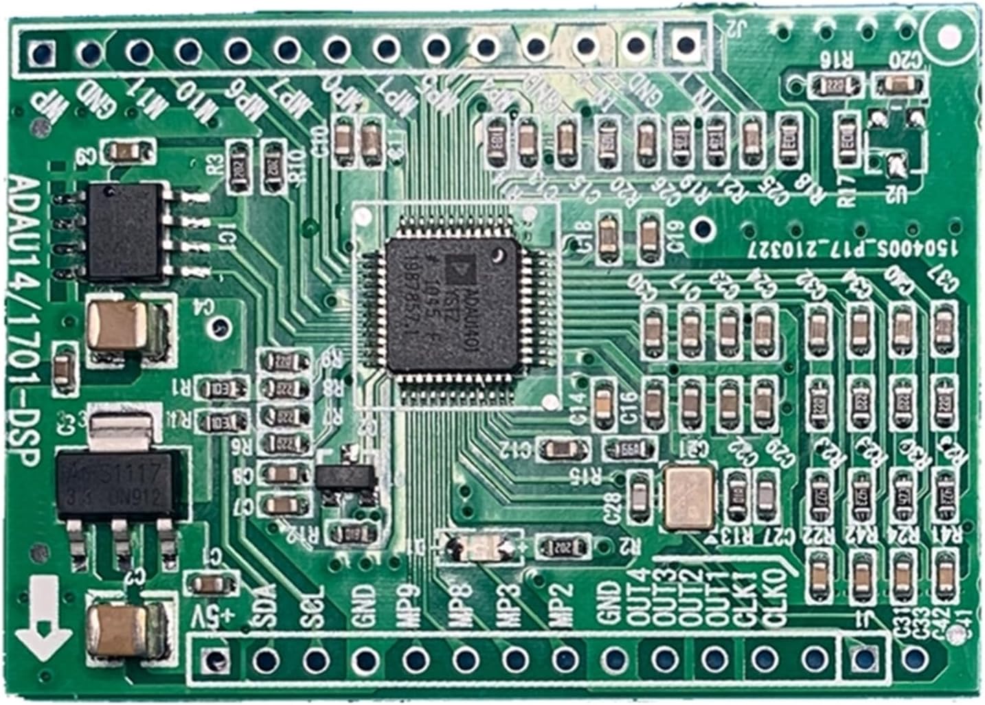 DSPmini Learning Board with ADAU1401 Single Chip Systems for Enhances Sound Processing and Sound Improvement