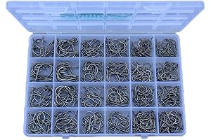 Timeyard Fishhook Set - 600PCS Fishing Hooks for Freshwater and Saltwater