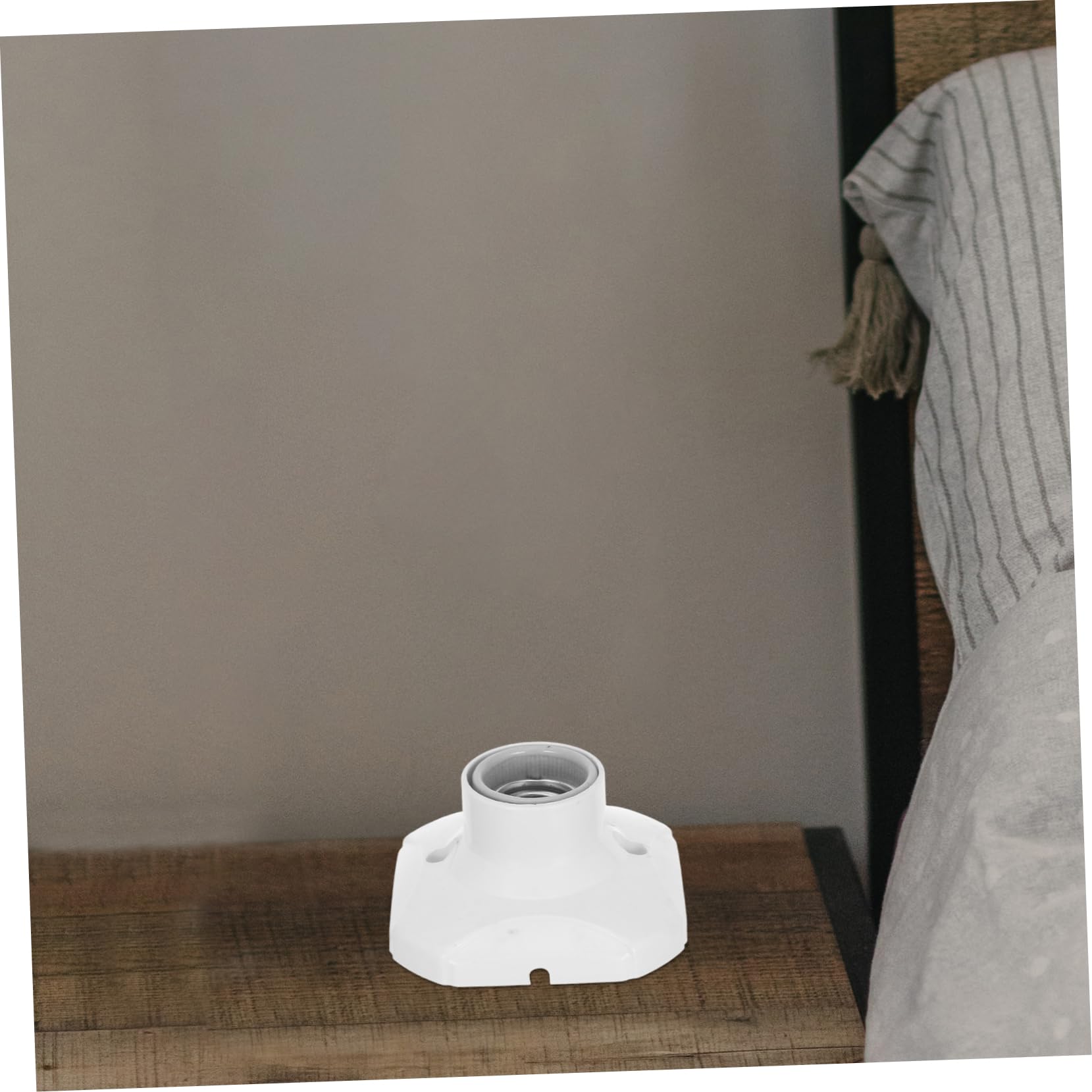 Porta Lampada a Vite E27 per Soffitto, Confezione 20 Pezzi | Bianco, Pp, Rame e Ceramica, Installazione Facile per Ambienti Domestici e Commerciali