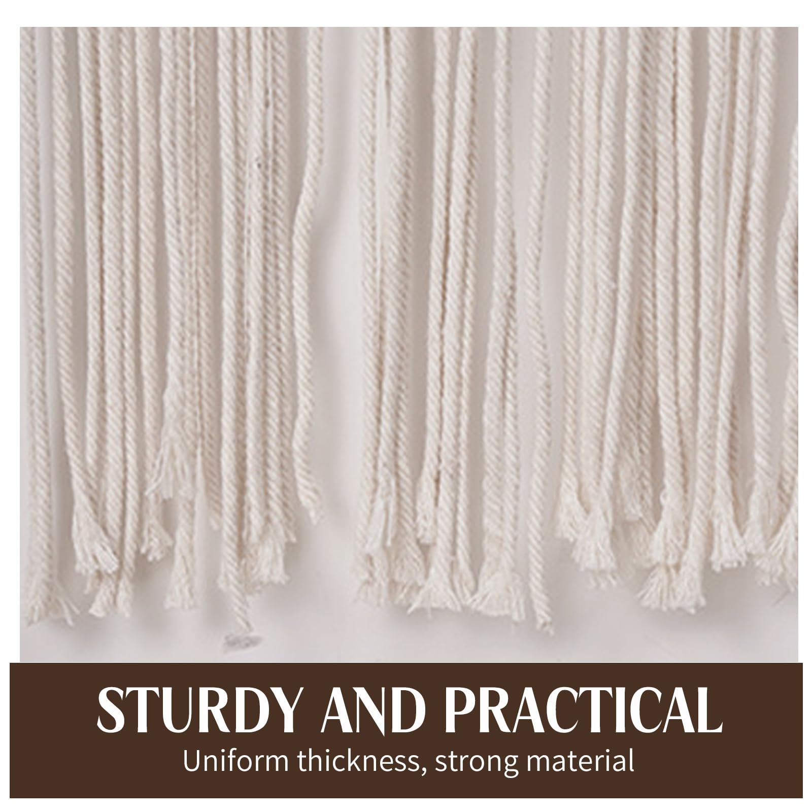 Ibenzoa® Boheemse Stijl Macramé Wandtapijt Deurgordijn En Ruimteverdeler Voor Interieurdecoratie