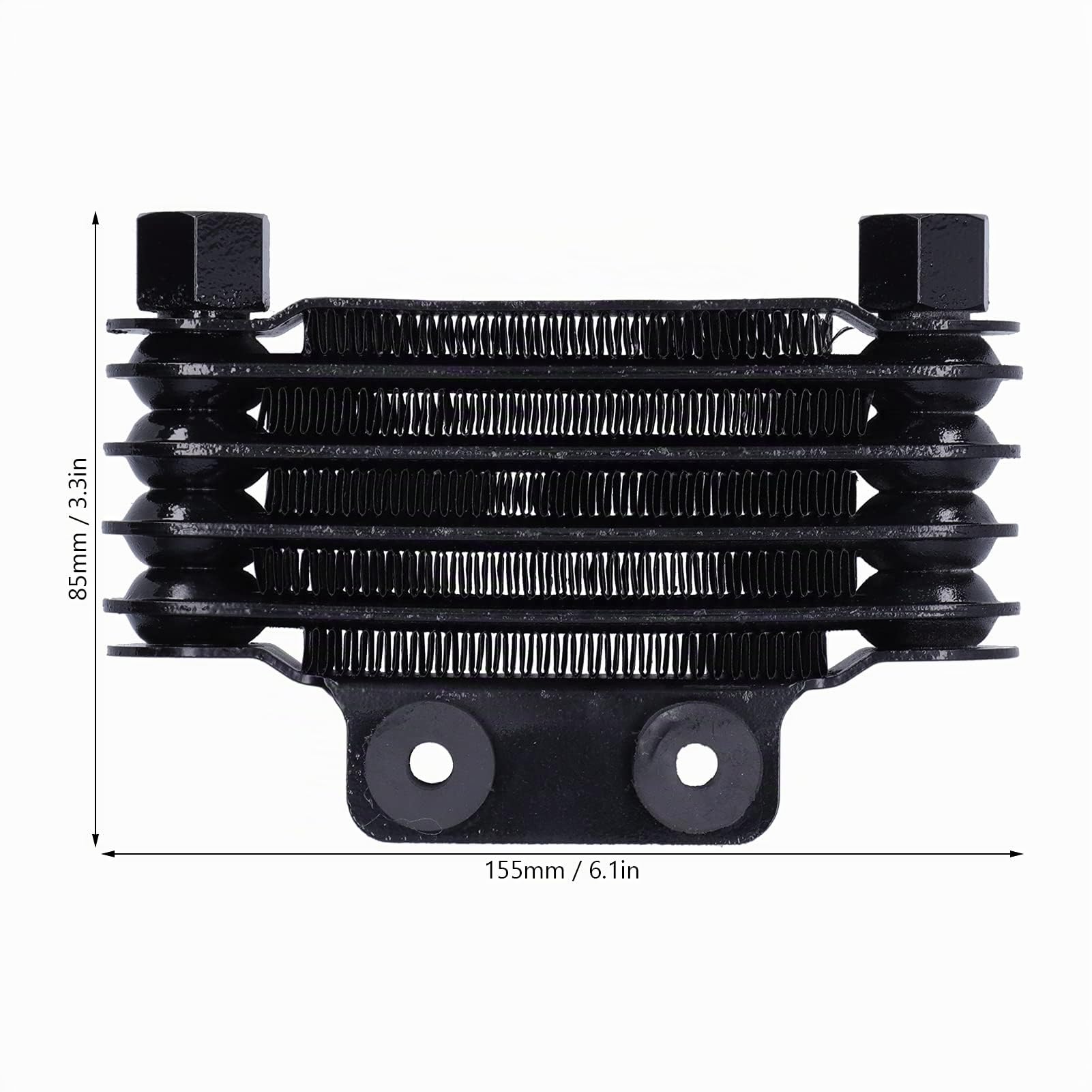 Radiatore Olio Moto, Accessorio Radiatore di Raffreddamento Radiatore Olio Motore Universale Per Moto 125-250CC ATV Dirt Bike