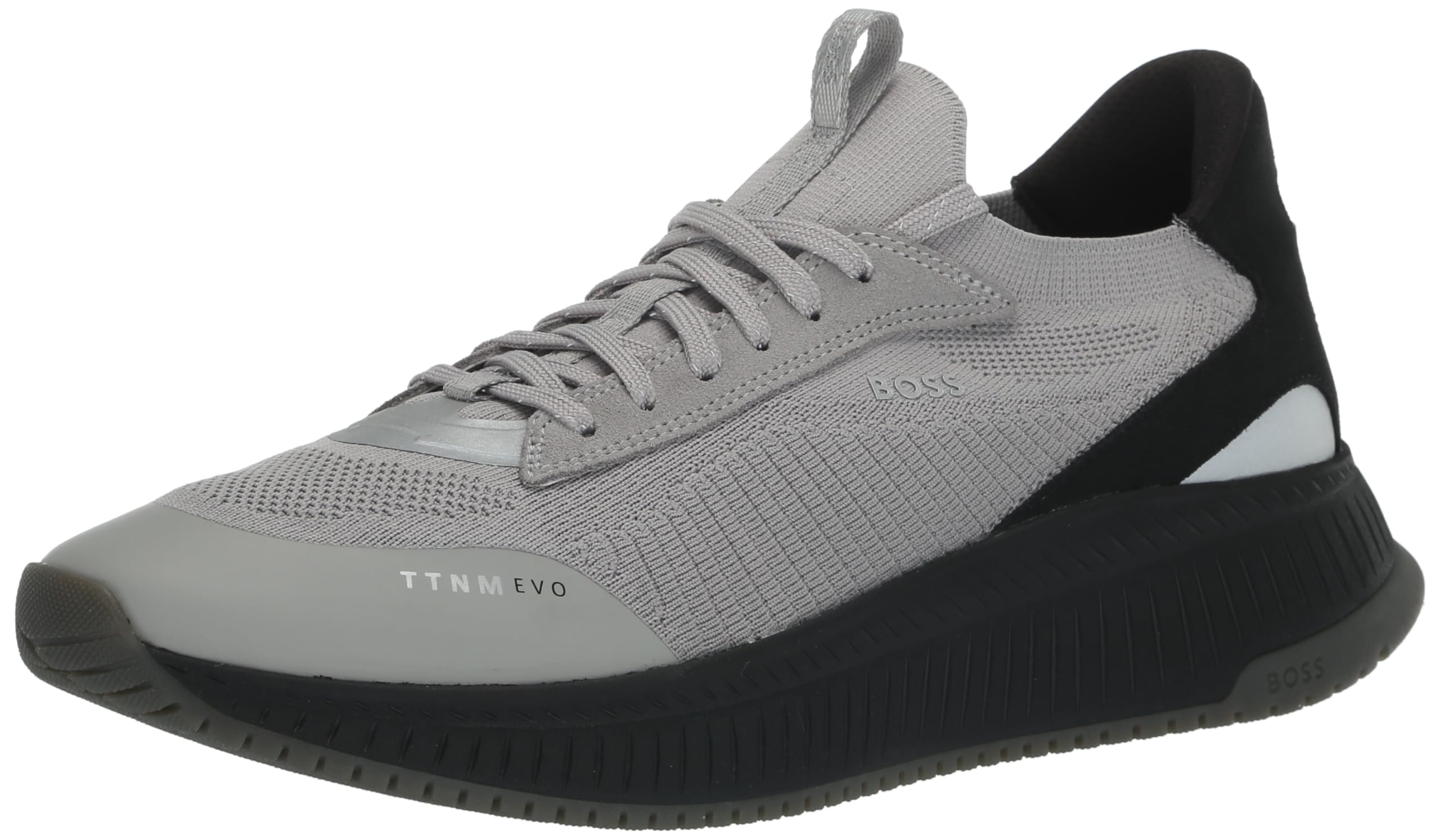 BOSS Men's Modern Knit Structure Running Sneaker