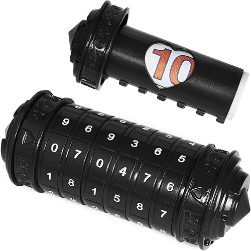 Miniatura 11 de Cryptex Da Vinci Code Numérico, caja de rompecabezas de dinero para regalo en efectivo con compartimentos secretos ocultos, cumpleaños, Navidad,