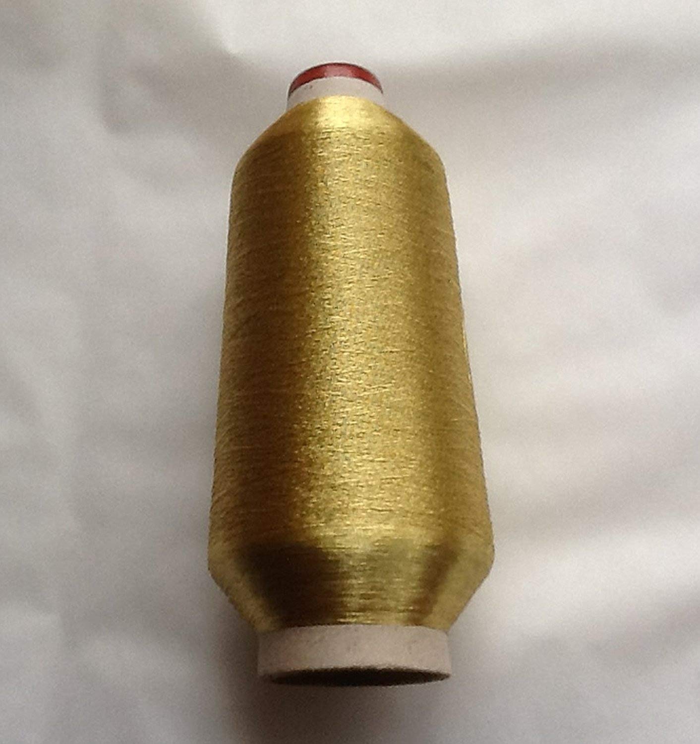 Metallic Embroidery Threads (10000 Meters, Gold) for Computerized Embroidery and Decorative Sewing