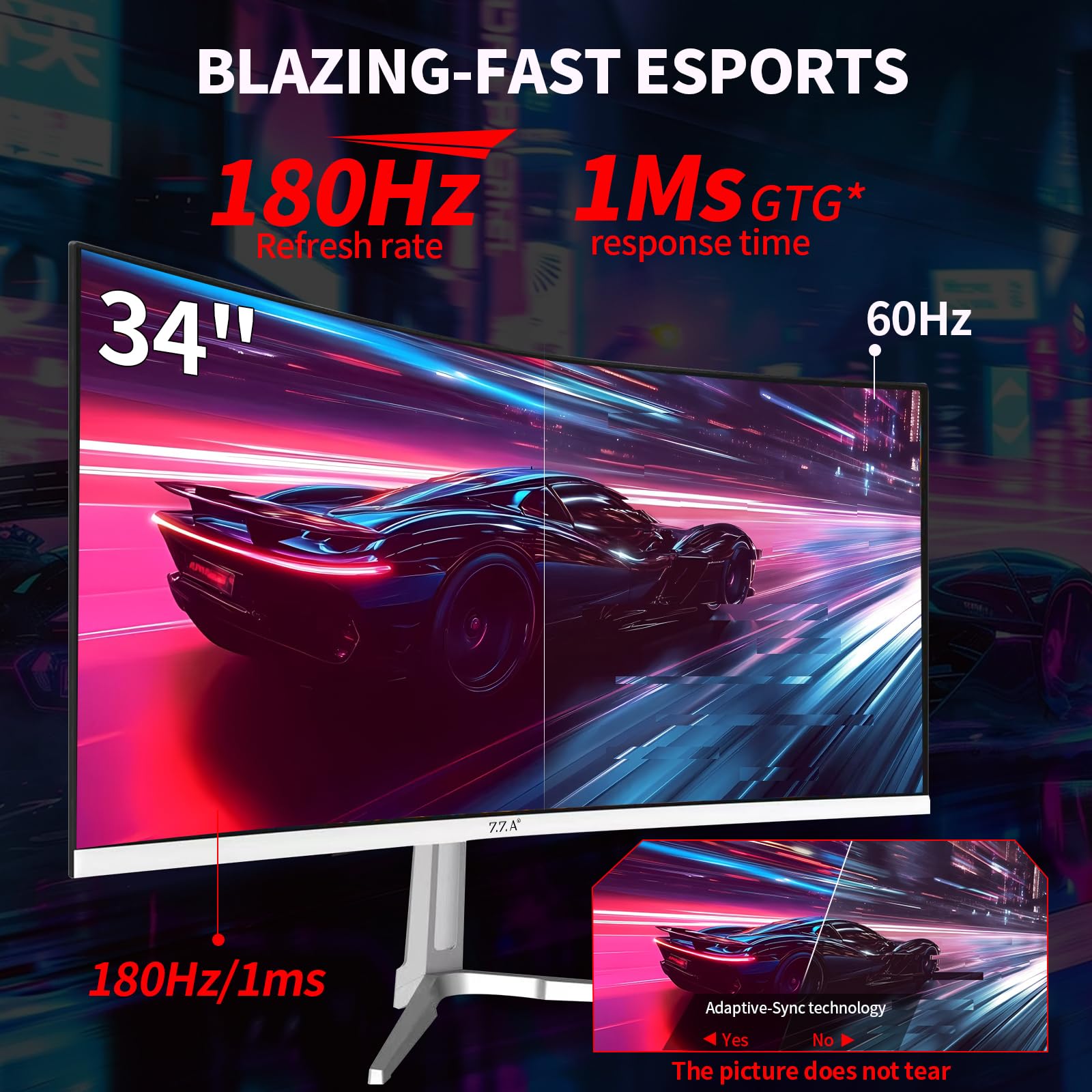 34インチ WQHD 曲面モニター 1500R Amazon.co.jp: ZZA ウルトラワイド 34インチ カーブモニター 1500R PC