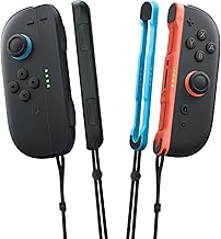 Mumba Wrist Straps Compatible with Nintendo Switch 2 Mouse Mode, 2 Pairs Magnetic Wrist Straps for Joy Con Controller,Switch 2 Replacement Parts Accessories,Improved sensitive SR/SL Buttons