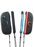 Mumba Wrist Straps Compatible with Nintendo Switch 2 Mouse Mode, 2 Pairs Magnetic Wrist Straps for Joy Con Controller,Switch 2 Replacement Parts Accessories,Improved sensitive SR/SL Buttons