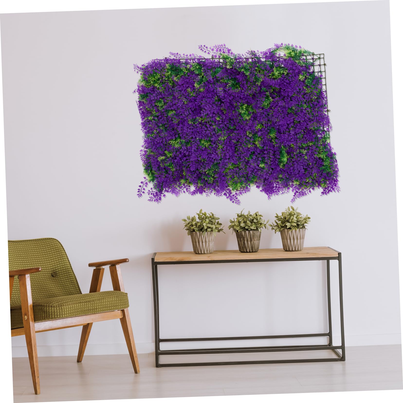 ABOOFAN Künstliche Pflanzenwand – Künstliche Heckenpflanze Dekoratives Wandpaneel Für Garten Geschäft