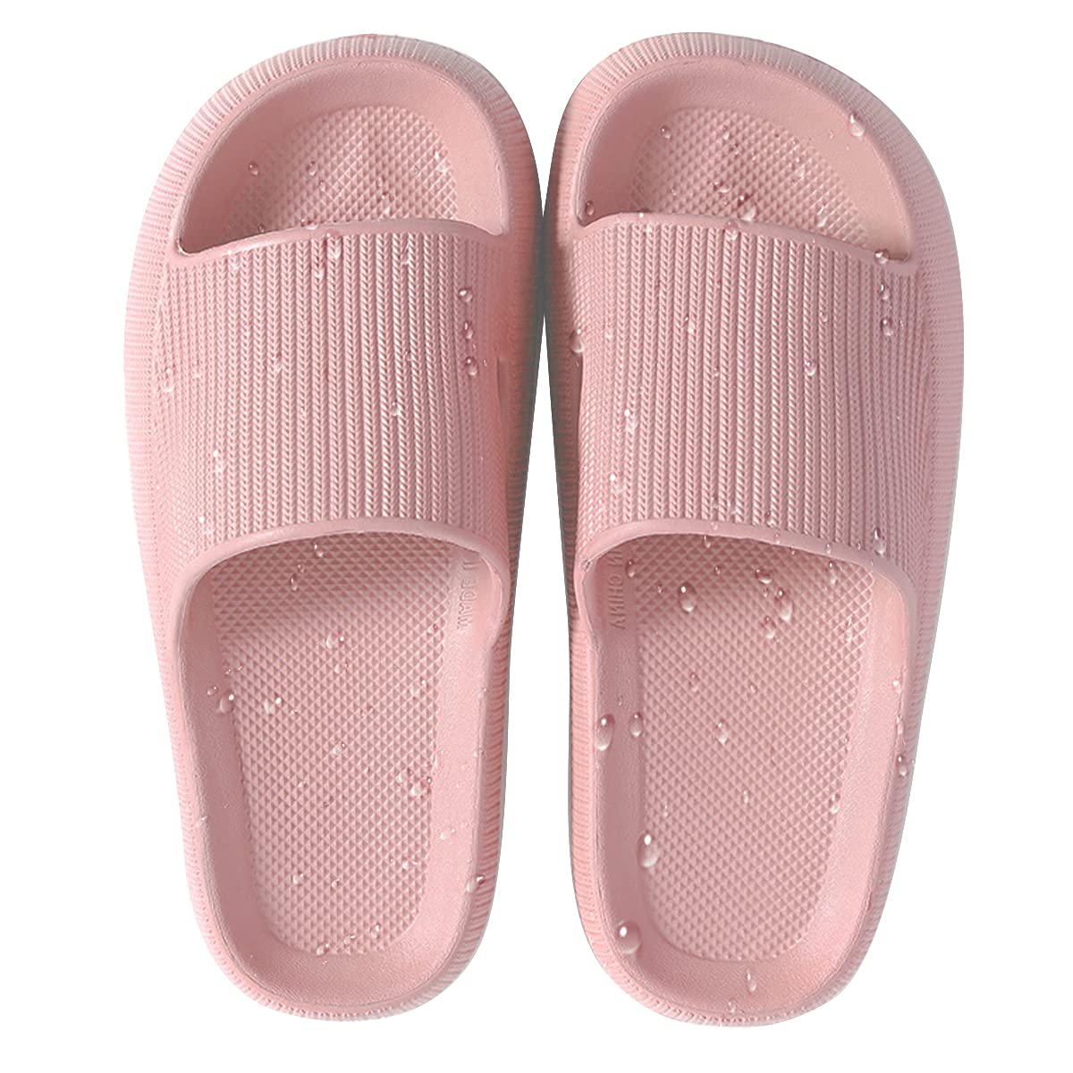 House Slipper For Man And Women Pillow Slides Non-Slip Lightweight Open-toe Shower Shoes Quick Drying Extra Thick Sandals