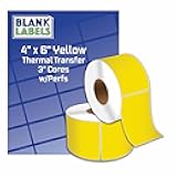 Blank Labels Colored Thermal Transfer Shipping Labels, 4