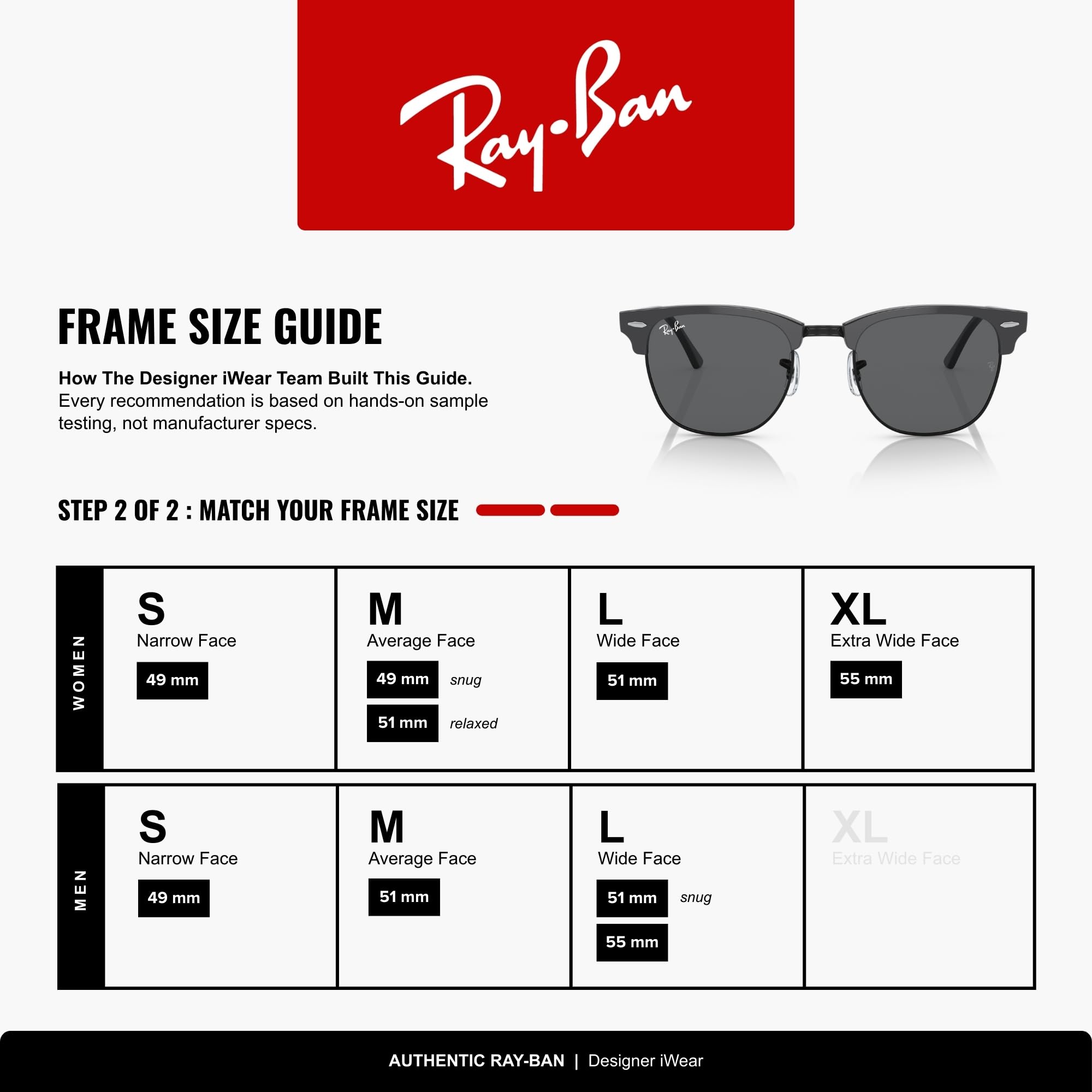 Ray-Ban RB3016 Clubmaster Square Sunglasses