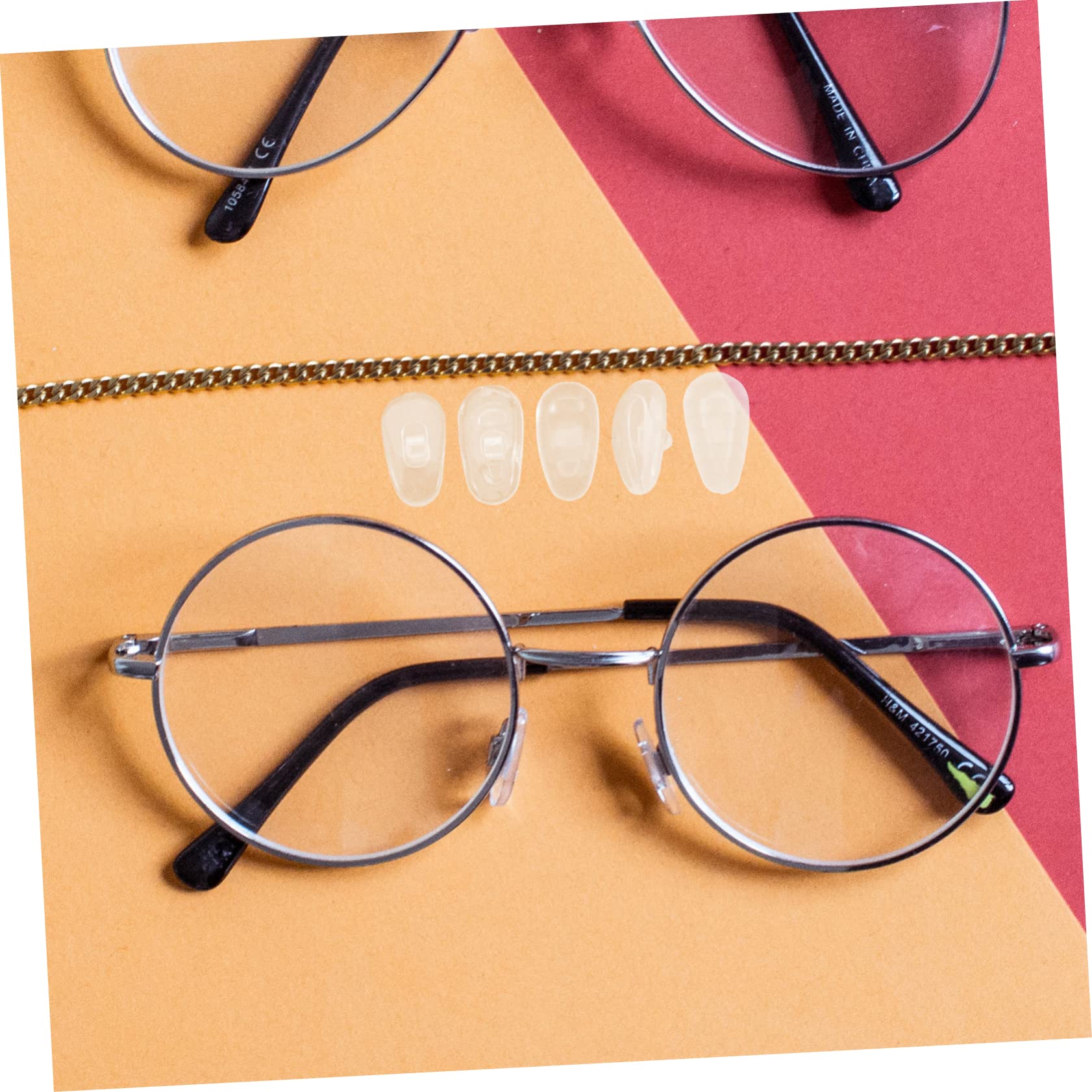 Healvian Almohadillas Nasales De Antideslizantes Para Gafas Accesorios Para Ópticas Para Reemplazo y Comodidad Uso Diario