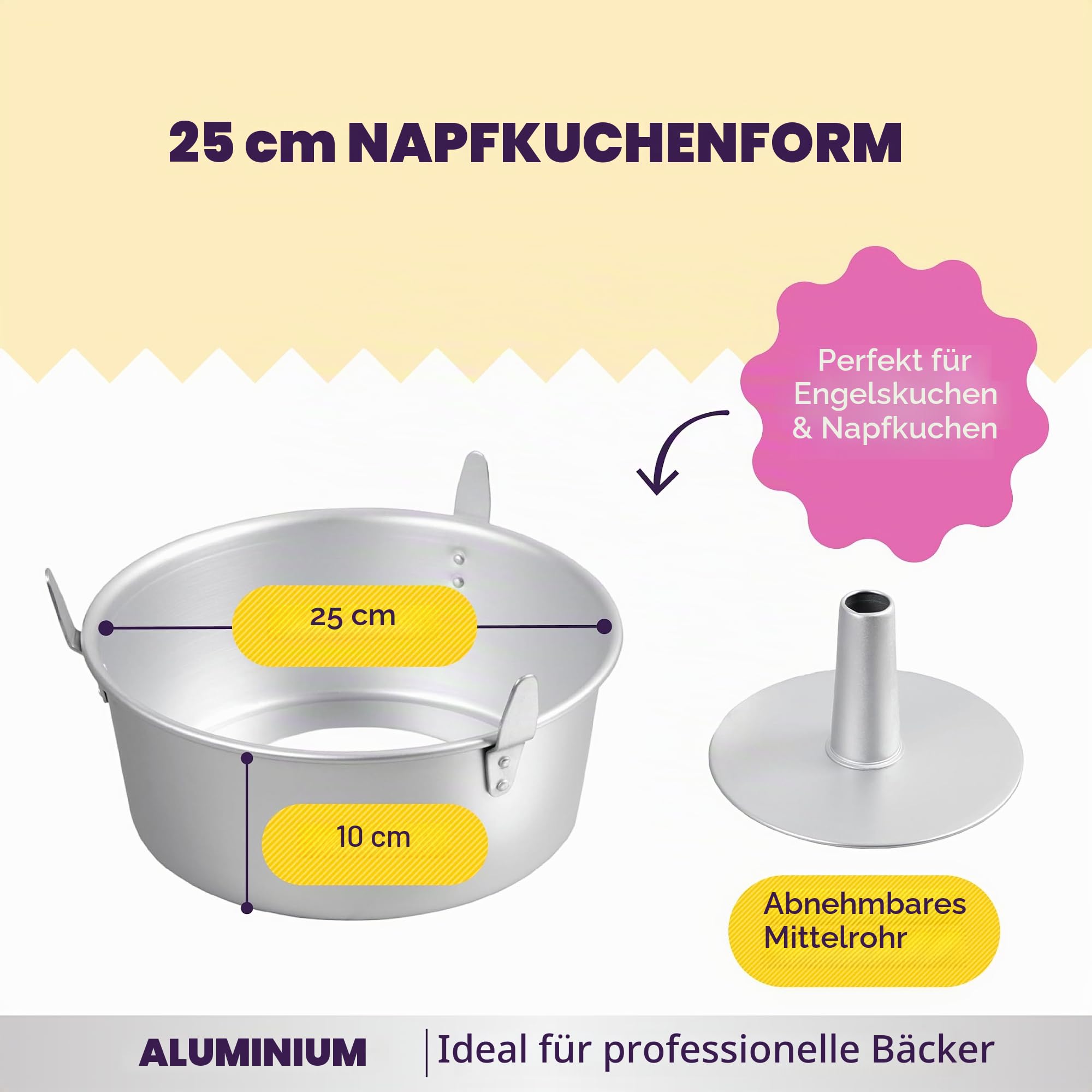 Wilton Engelskuchen-Röhrenform, 10-Zoll