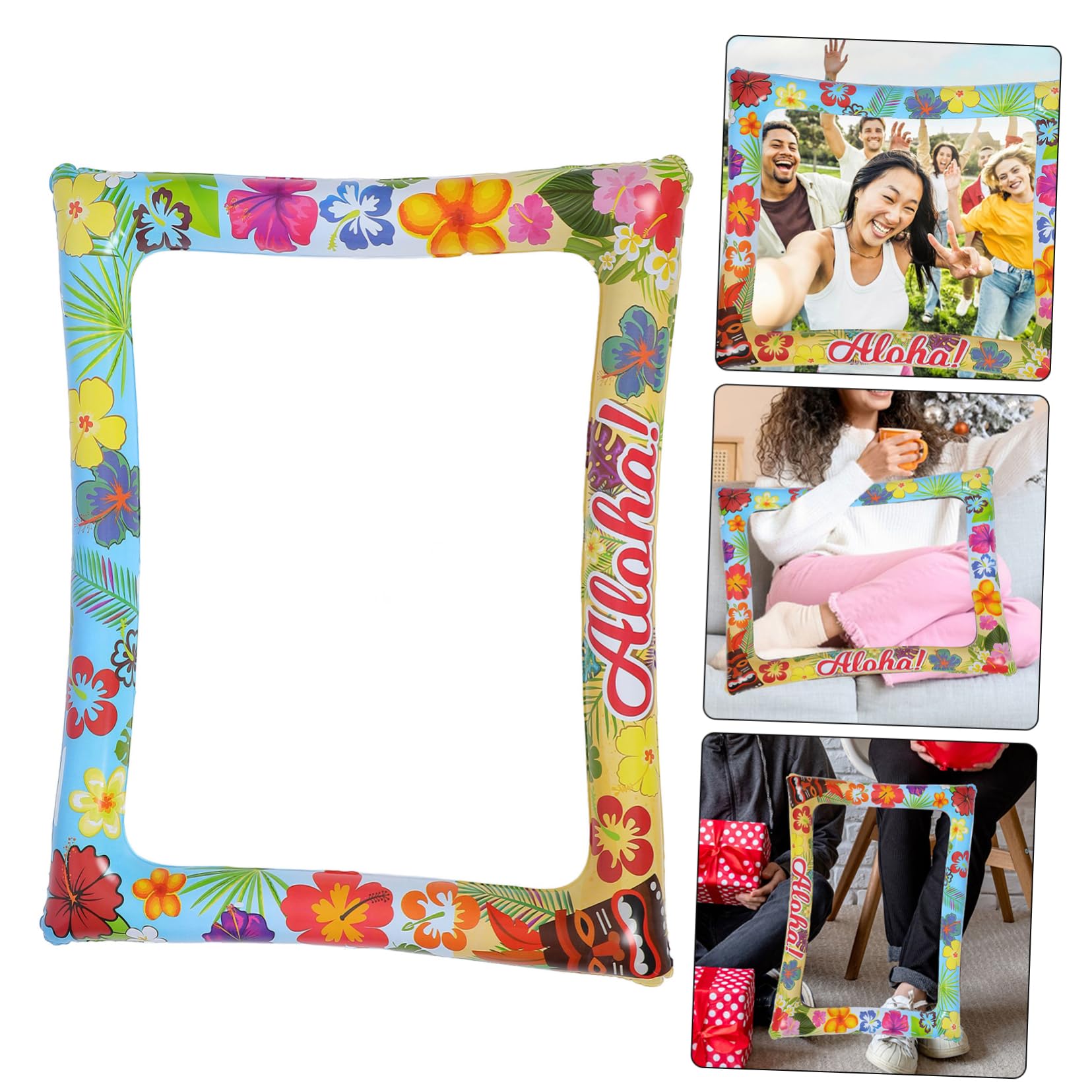 Yardwe 5stücke Aufblasbarer Foto Rahmen Für Partys Sommer Hawaii Stil Requisite Für Fotoautomaten Und Fotorahmen Für Hochzeiten Und Feierlichkeiten Unvergessliche Erinnerungen