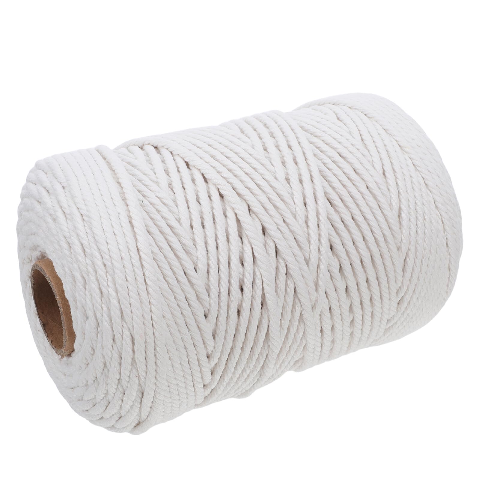 Corde coton macramé beige épaisse pour suspension et loisirs créatifs DIY