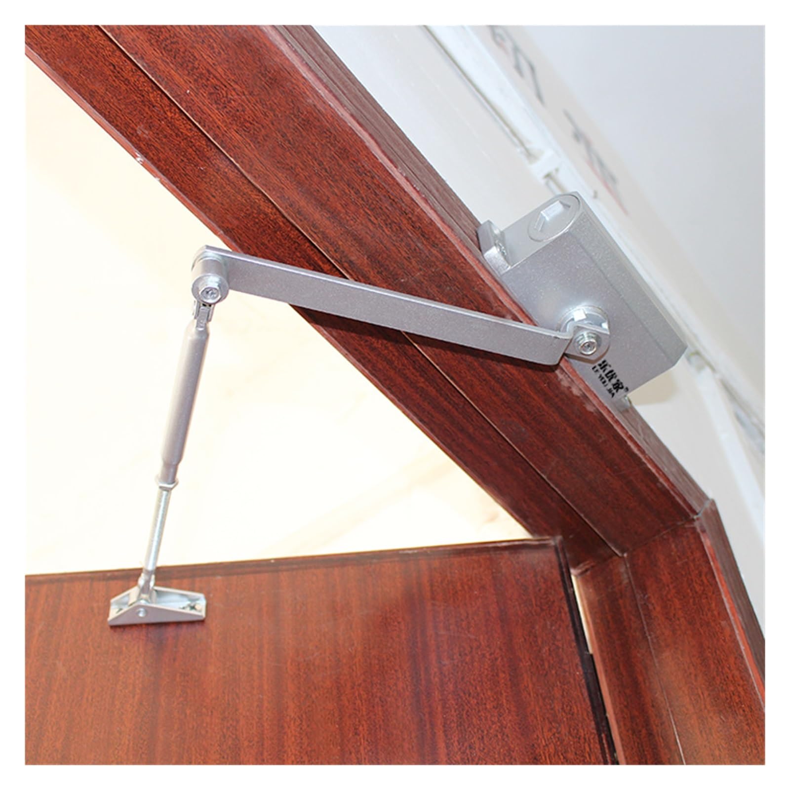Chiudiporta Automatici, chiudiporta 25-35KG velocità di Chiusura/aggancio Regolabile in Alluminio Chiudiporta Automatici Sistema di Sicurezza apriporta