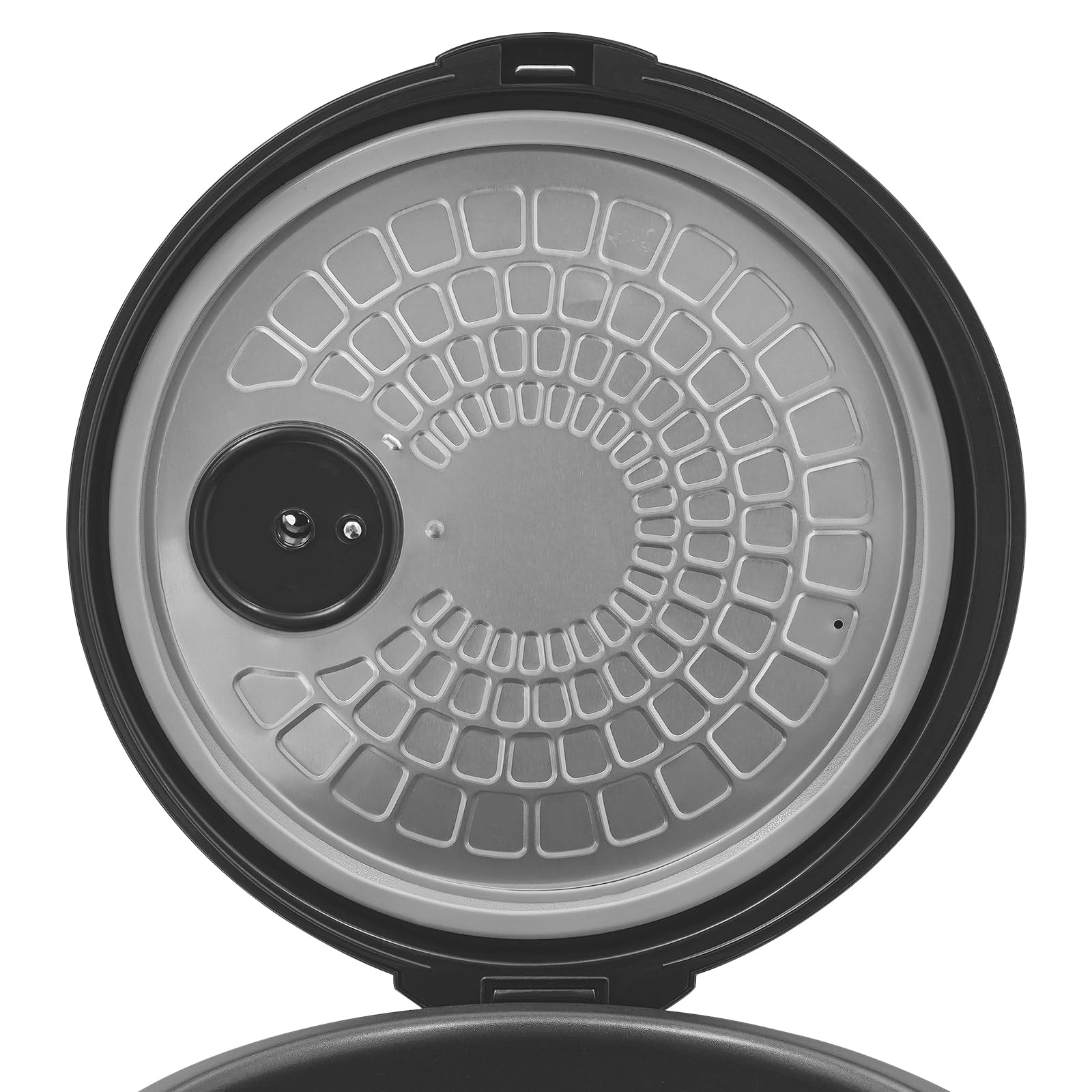 Fermenteur noir 6 l, 90 W 220 V pour les noirs, cuiseur à ail avec contrôle du temps et de la température, fermenteur d'ail intelligent avec pot intérieur et support à 3 étages (argent)