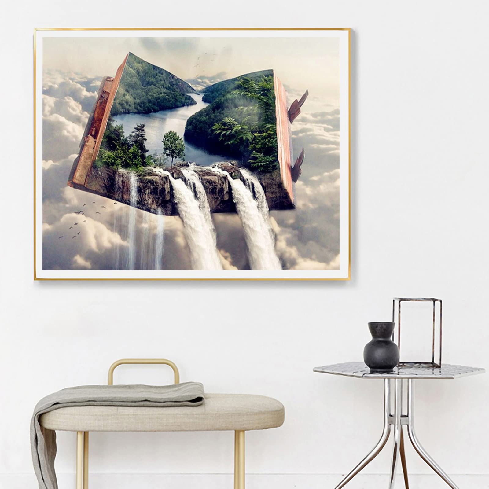 Diamond Painting Landschaft 30x40cm - 5D Diamant Malen Für Erwachsene