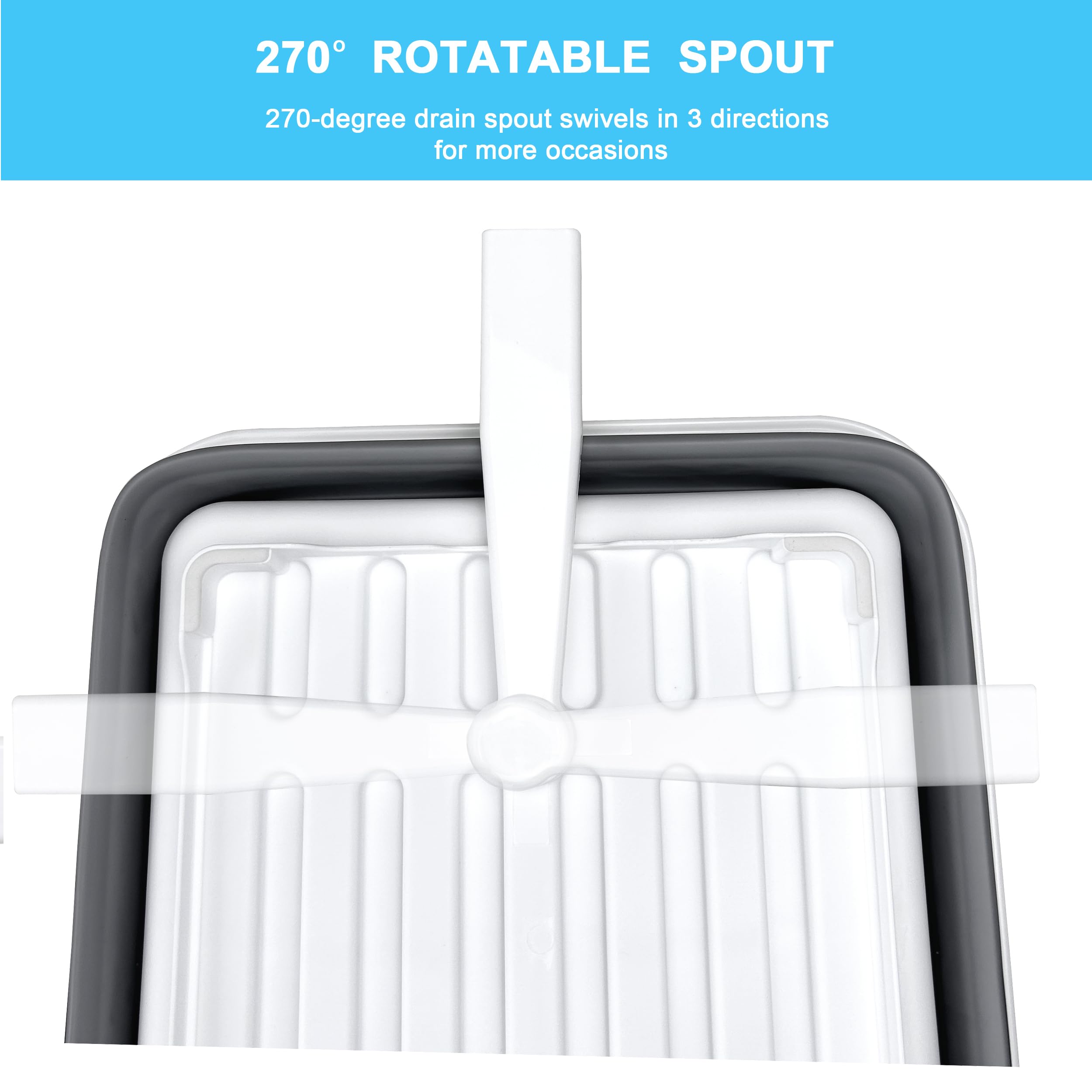 MontNorth Escurridor de platos plegable con tapón de drenaje y boquilla giratoria, ligero, compacto y ahorra espacio, organizador para cocina, RV, campistas y remolques de viaje