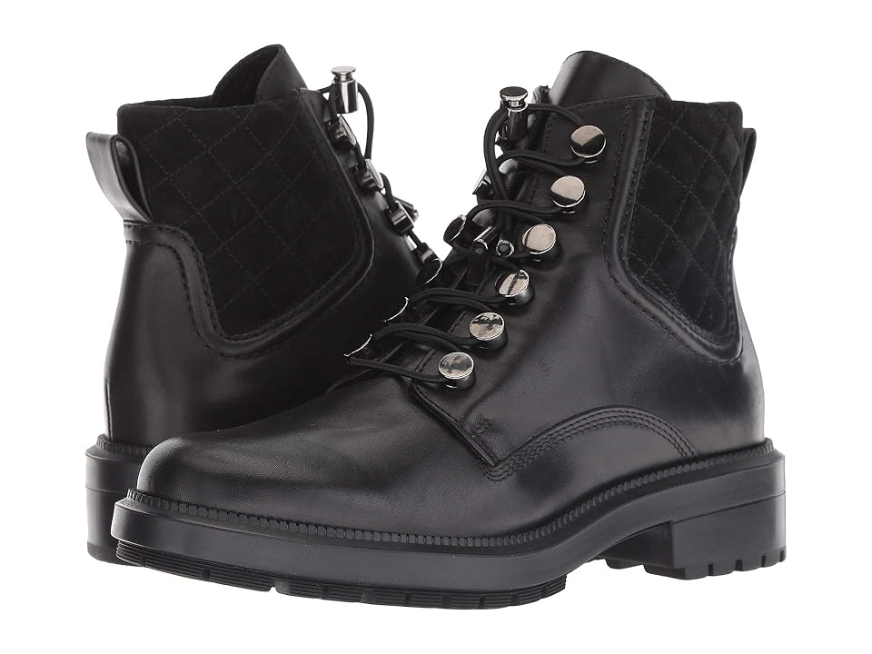 

Aquatalia Linda (Black Calf/Suede) Women's Shoes