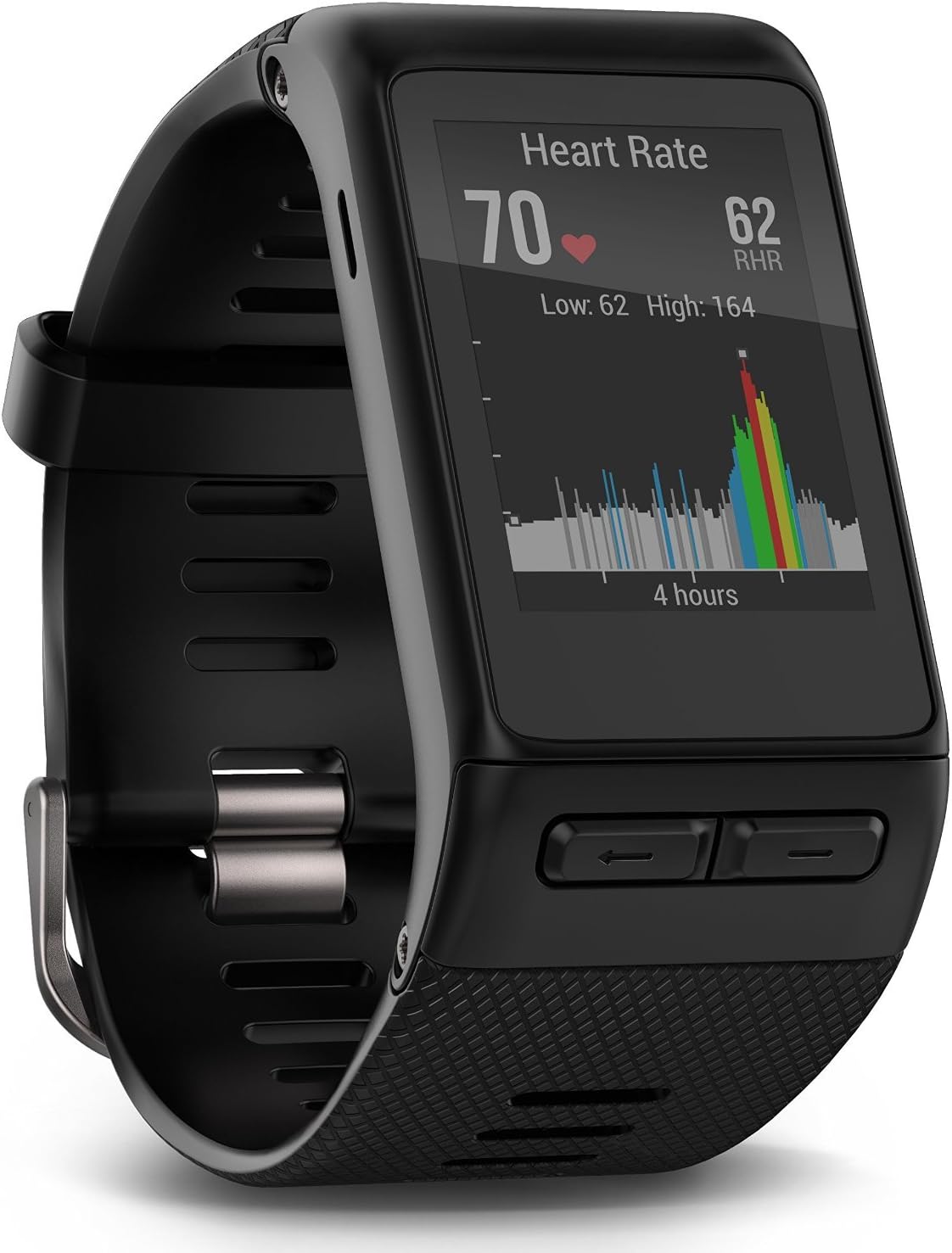Garmin Vívoactive HR GPS Smart Watch, Regular fit - Black (Renewed)