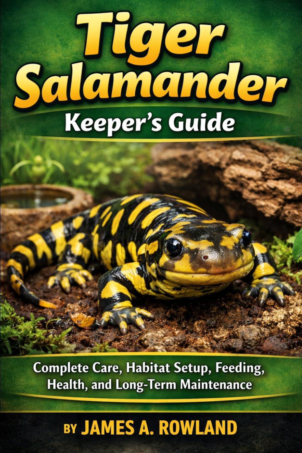 Tiger Salamander Keeper’s: Complete Care, Habitat Setup, Feeding, Health, and Long-Term Maintenance