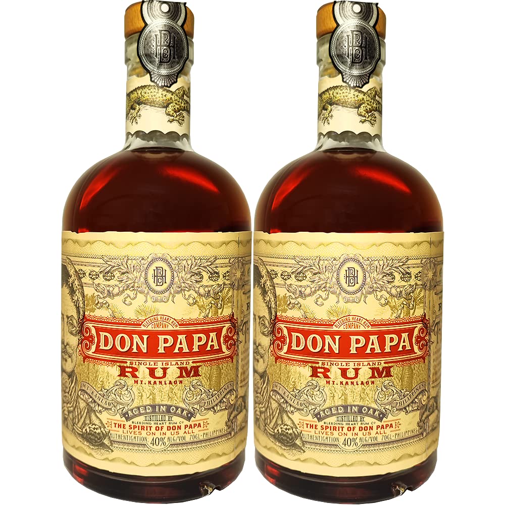 Don Papa Rum 2 x 0,7 Liter (neue Rezeptur Single Island)