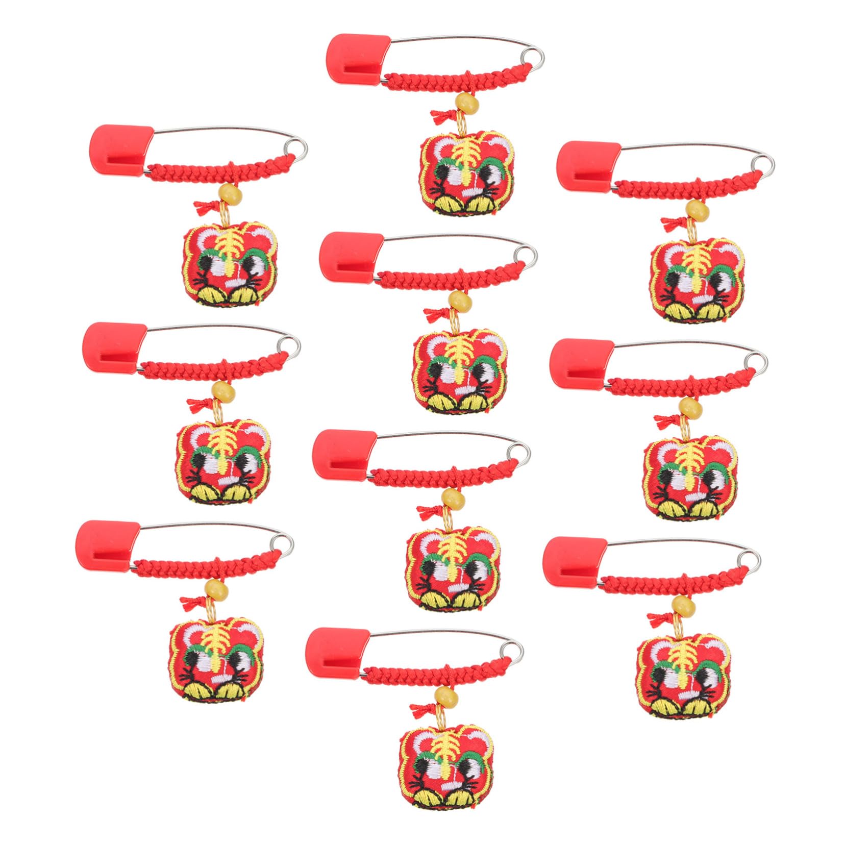 VILLCASE Safe 10pcs Kids Safety Pins Diaper Pins Clothes Anti- Scent Random Color