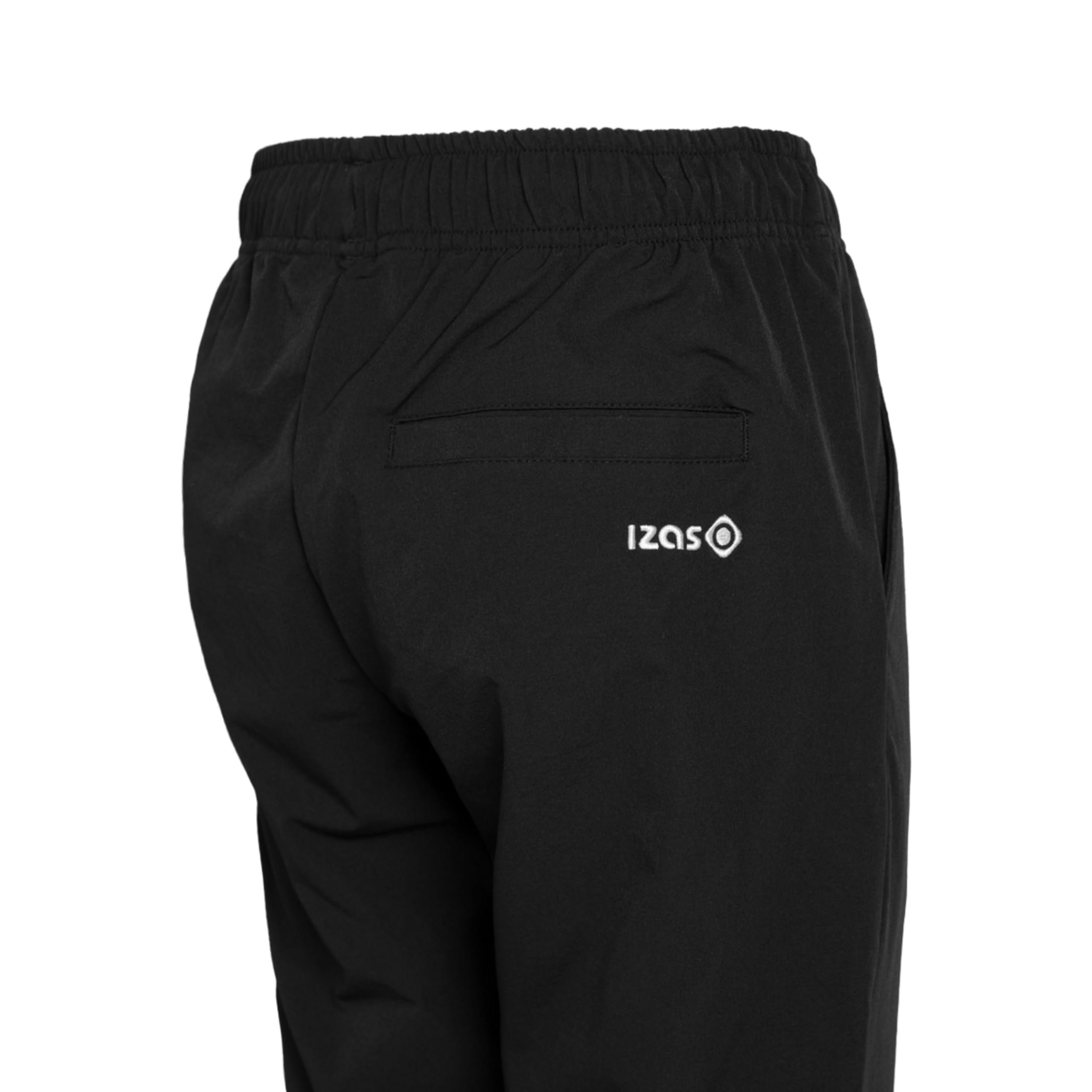 Izas Louis W Pantalón de Mujer Mount-Stretch Elástico para Trekking y Running, Repelente al Agua, Transpirable, Secado Rápido, Cinturilla Ajustable, Bolsillos Laterales y Trasero