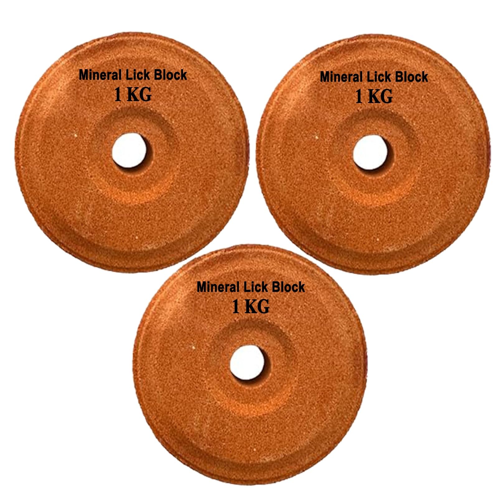 Mineral Lick Block Pack Of - 3 / For Cow, Goat And Sheep - Total 3 Kg, Adult