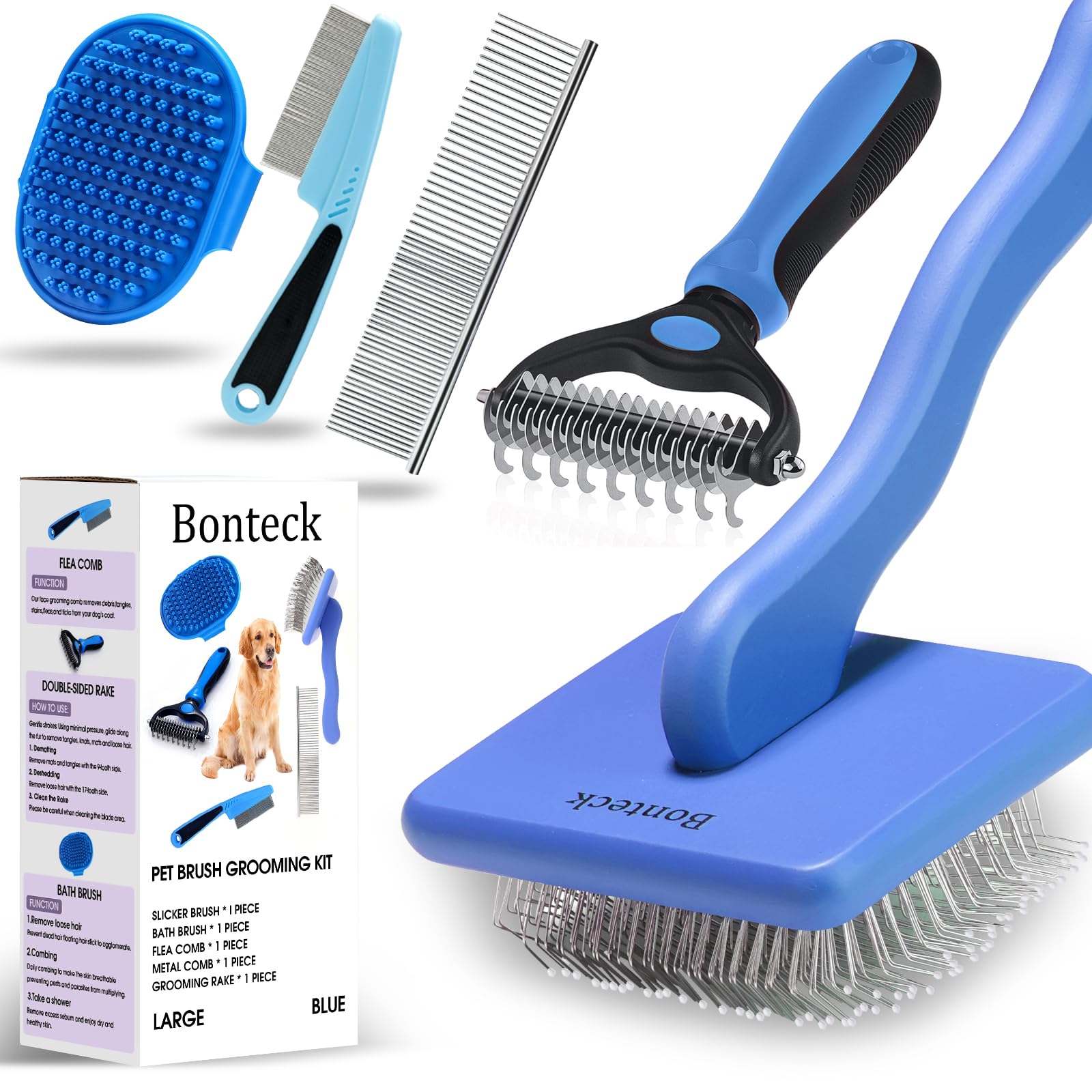 Bonteck Dog Grooming Kit