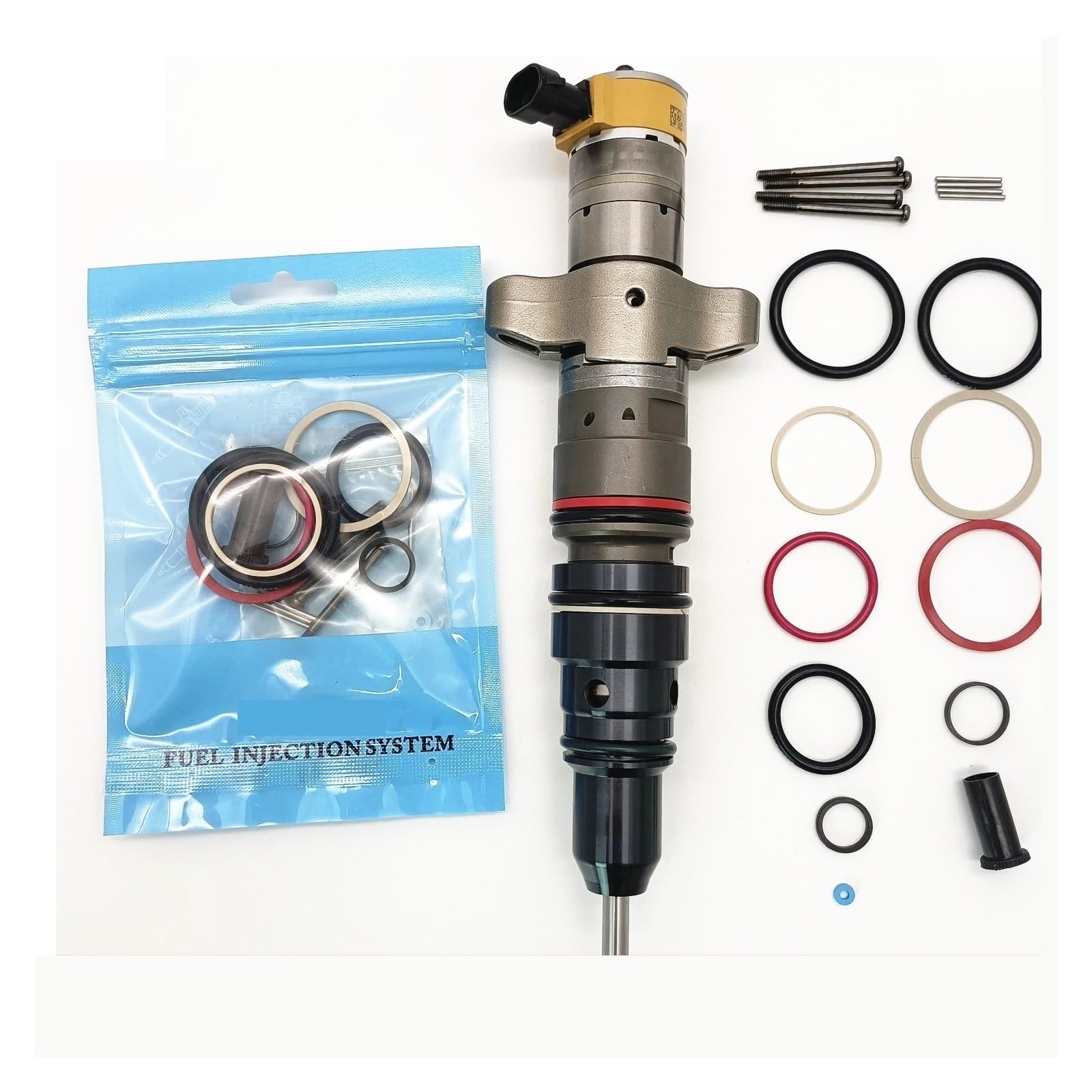 10 Bags Compatible for CAT C7.C9 Injector Repair Kits Seal Ring Washer Parts EUI EUP Tools