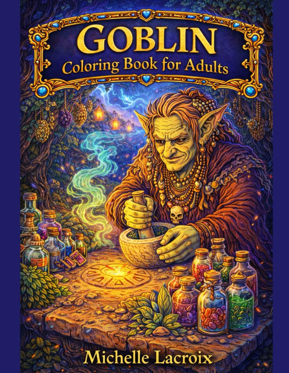Goblin Coloring Book for Adults