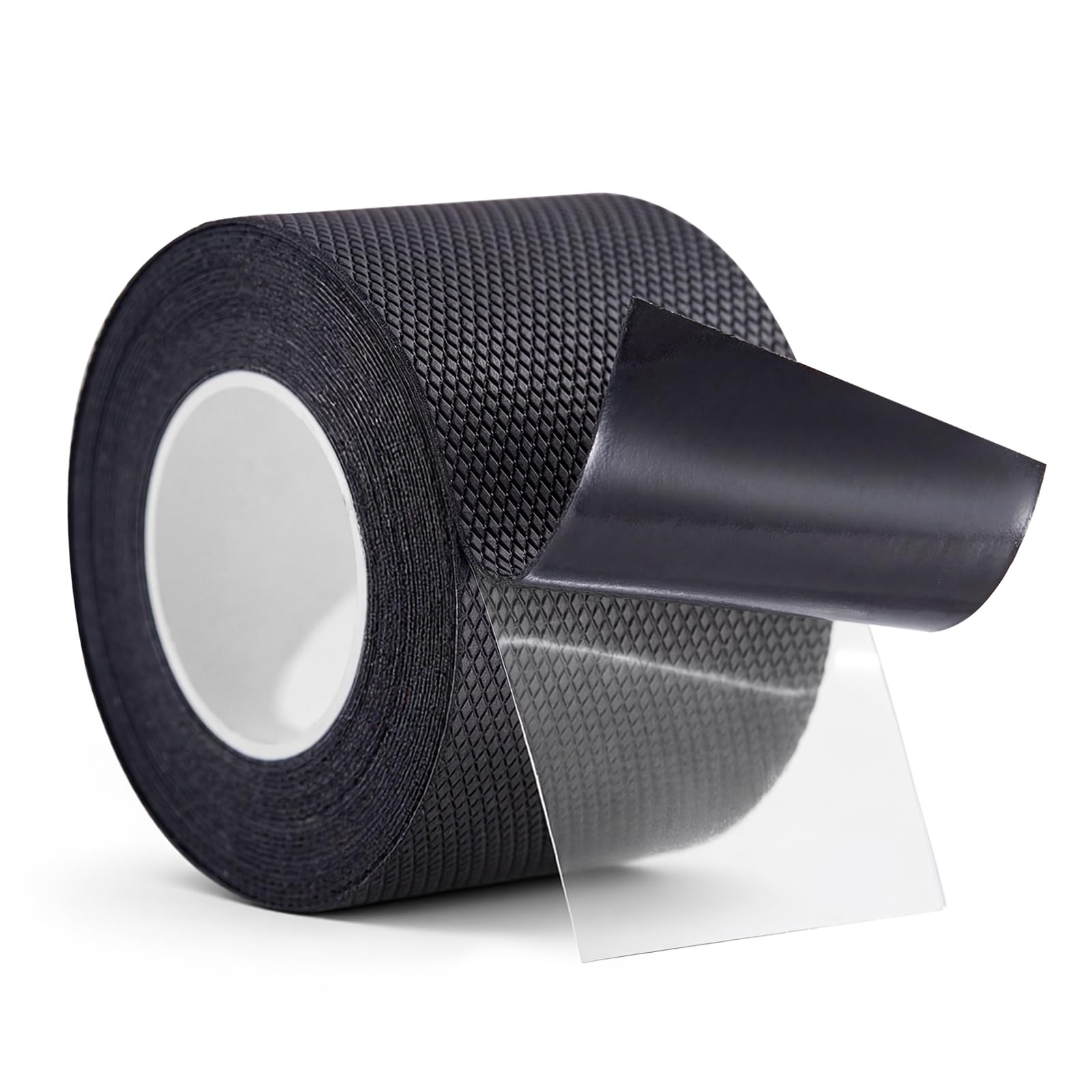 I-EASYDWW Rubber Grip Tape, Non-Abrasive Anti-Slip Tape, Strong Adhesive Waterproof Grip Tape for Handles, Tools & Equipment, Flexible Easy Cut, 5 cm x 5 m, Black