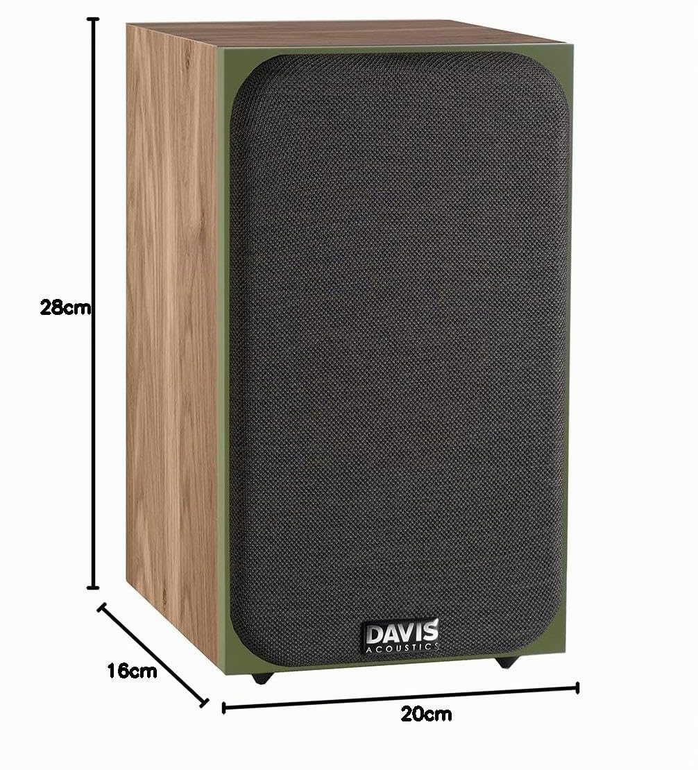 Davis Acoustics Ariane 1 Vert/Chêne Clair - Enceinte Bibliothèque (la Paire)