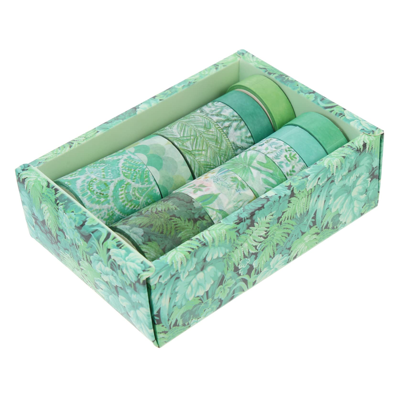 Didiseaon 36rotoli Nastro Washi Colorato Per Decorazioni Di Diario e Scrapbooking Design Unico e Delicato Facile Da Strappare e Riutilizzabile Motivi Vari e Stile Fresco e Regali