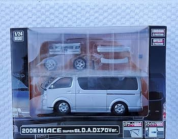 200系ハイエース　ミニカー Amazon | 京商 samurai 1/18 トヨタ ハイエース スーパーGL
