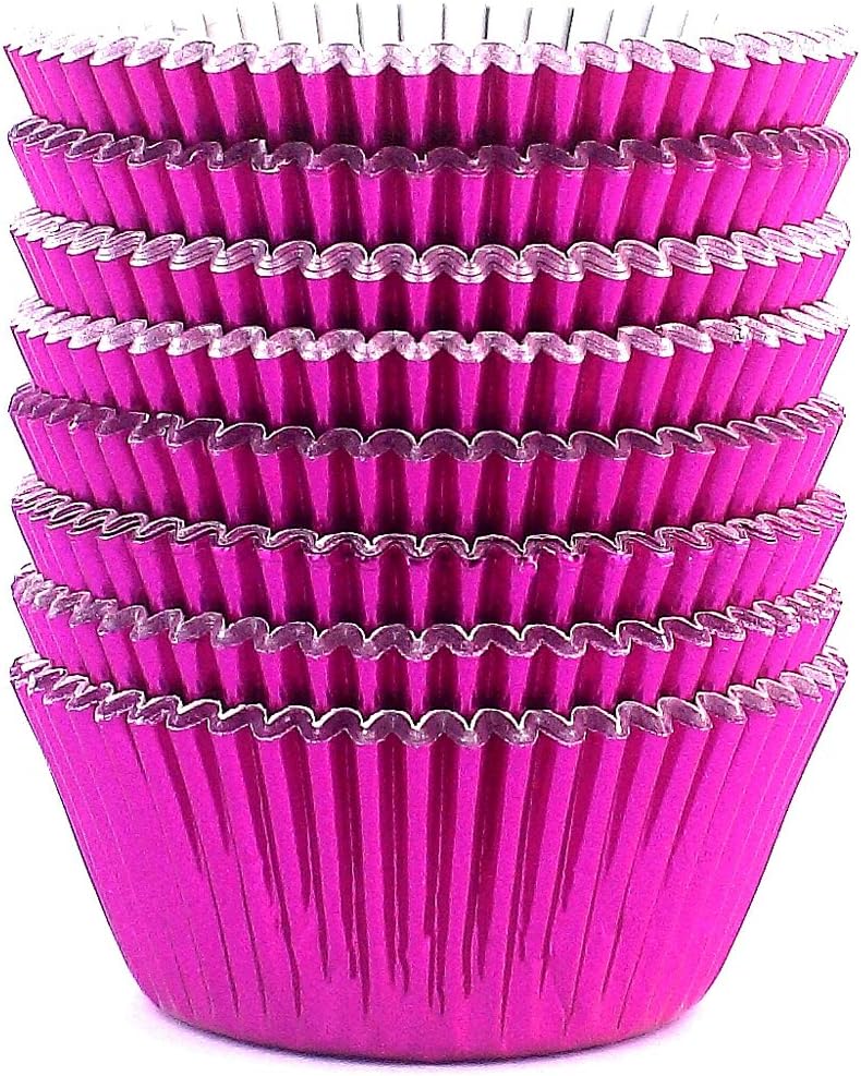 Eoonfirst Rose Red Foil Cupcake Case Liners Baking Muffin Paper Cups 198 Pcs