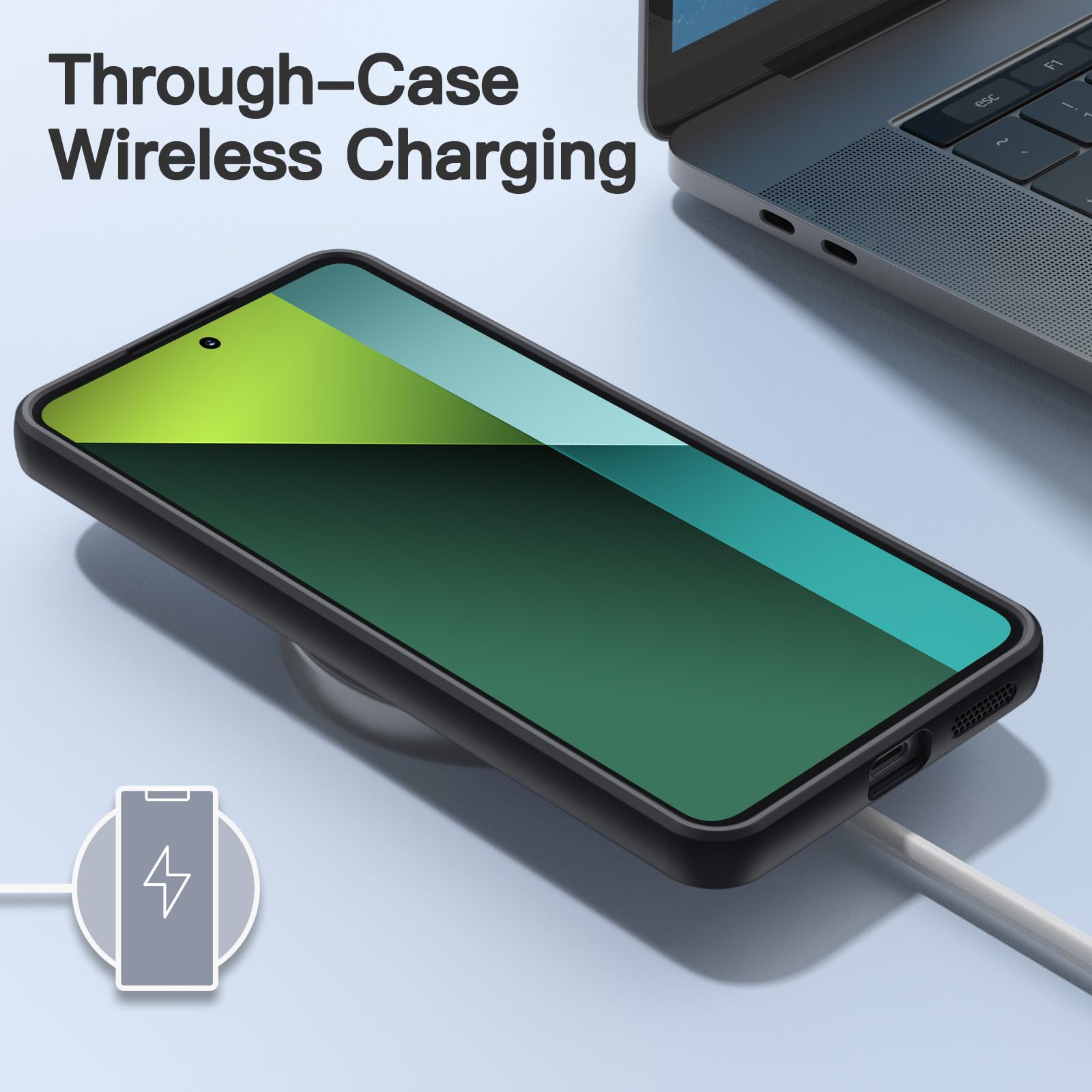 SEHEYA Cover Traslucida per Xiaomi Redmi Note 13 Pro 5G