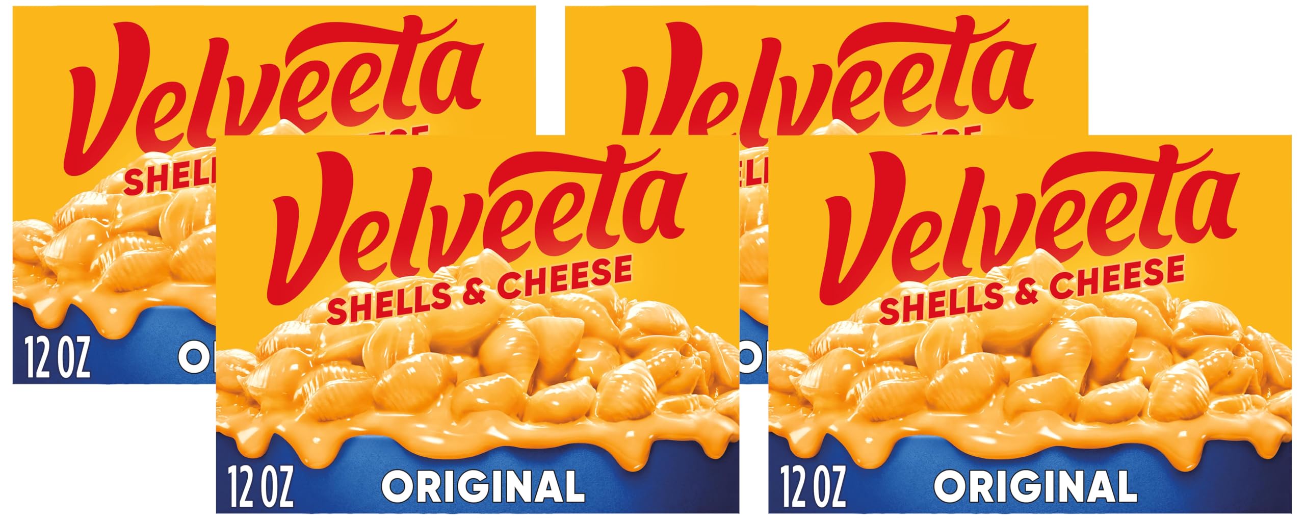 Shells & Cheese Original Shell Pasta & Cheese Sauce Meal (12 oz Box) (Pack of 4)