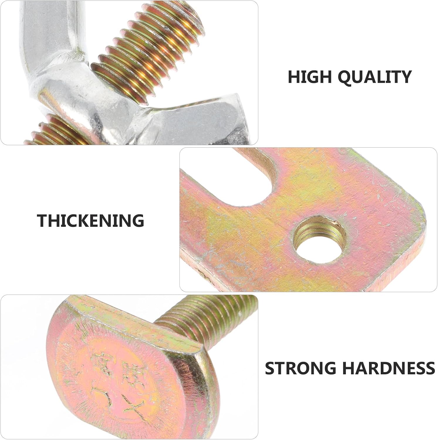 LABRIMP 2 Sets Hold Down Clamp Kit Heavy Duty Steel Router Workholding Clamps for Engraving Machines with Thickened Plates Easy Install and Compact Storage