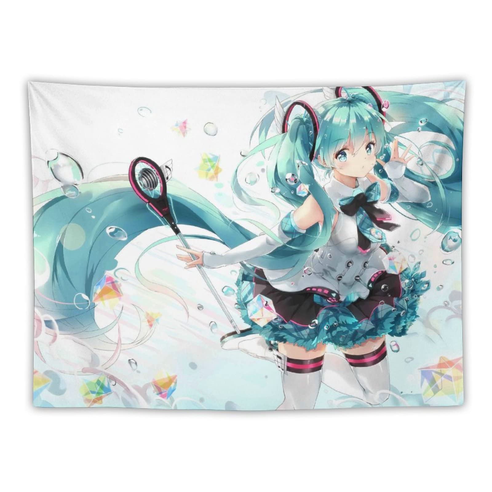 Amazon.co.jp: タペストリー 可愛い キャラクター柄 VTuber 初音ミク