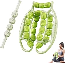 OKUYOSHI Myofascial Roller, Foot Roller, Myofascial Release, Thighs Slimmer, Massage, 360° Wrap Design, Eco Material, High Resilience, Durable, Beautiful Legs (Green)