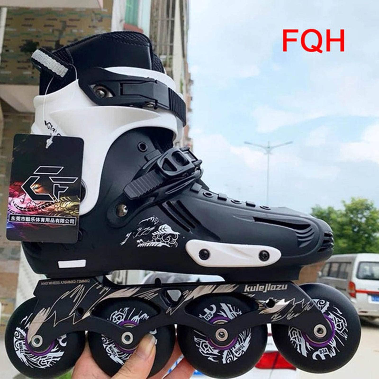 NC R S6 Patines en línea Slalom Profesional Zapatos de Patinaje sobre Ruedas para Adultos Patines de Patines Libres deslizantes Tamaño35-46 Bueno como Las Zapatillas de Deporte SEBA