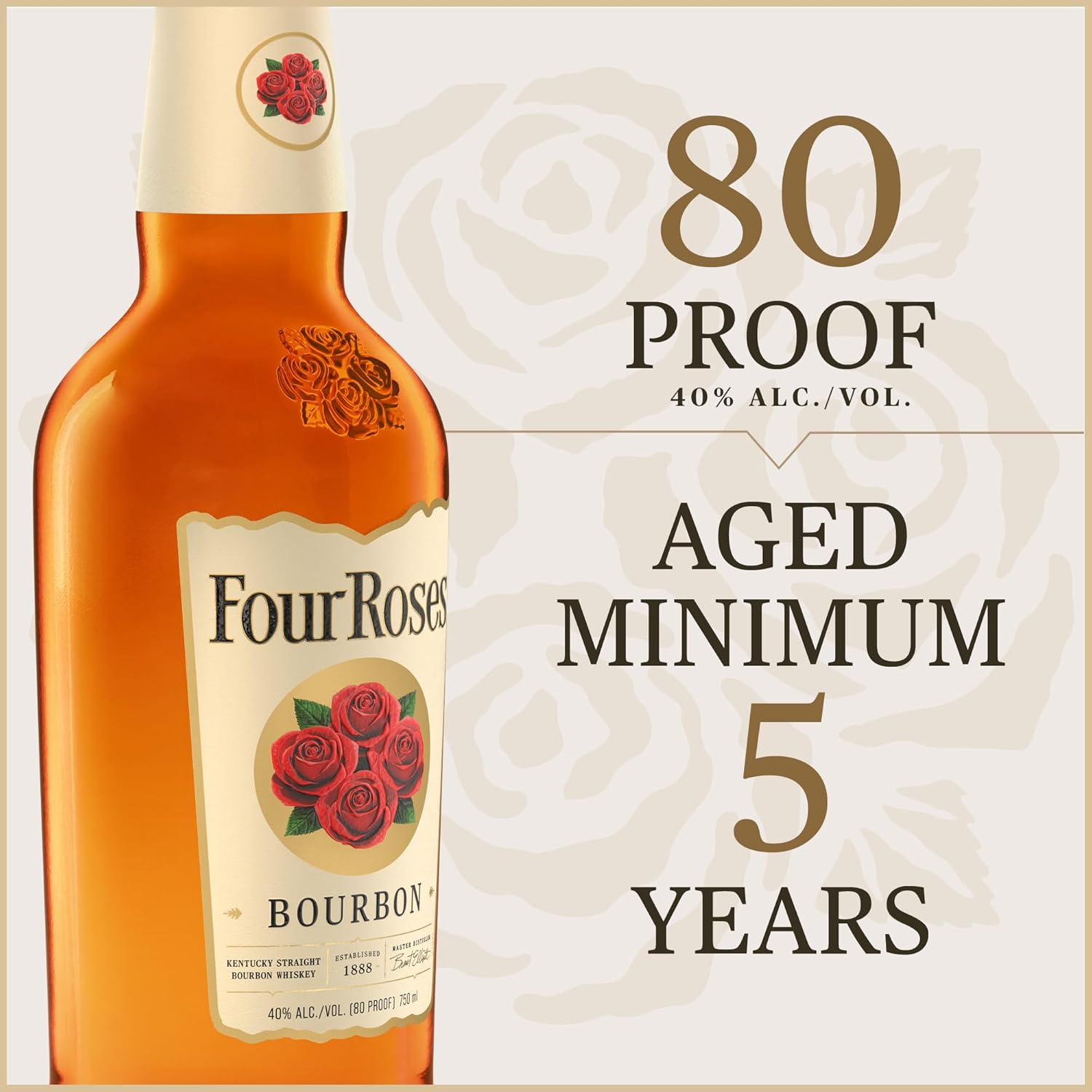 Four Roses Bourbon Whiskey - 750ml