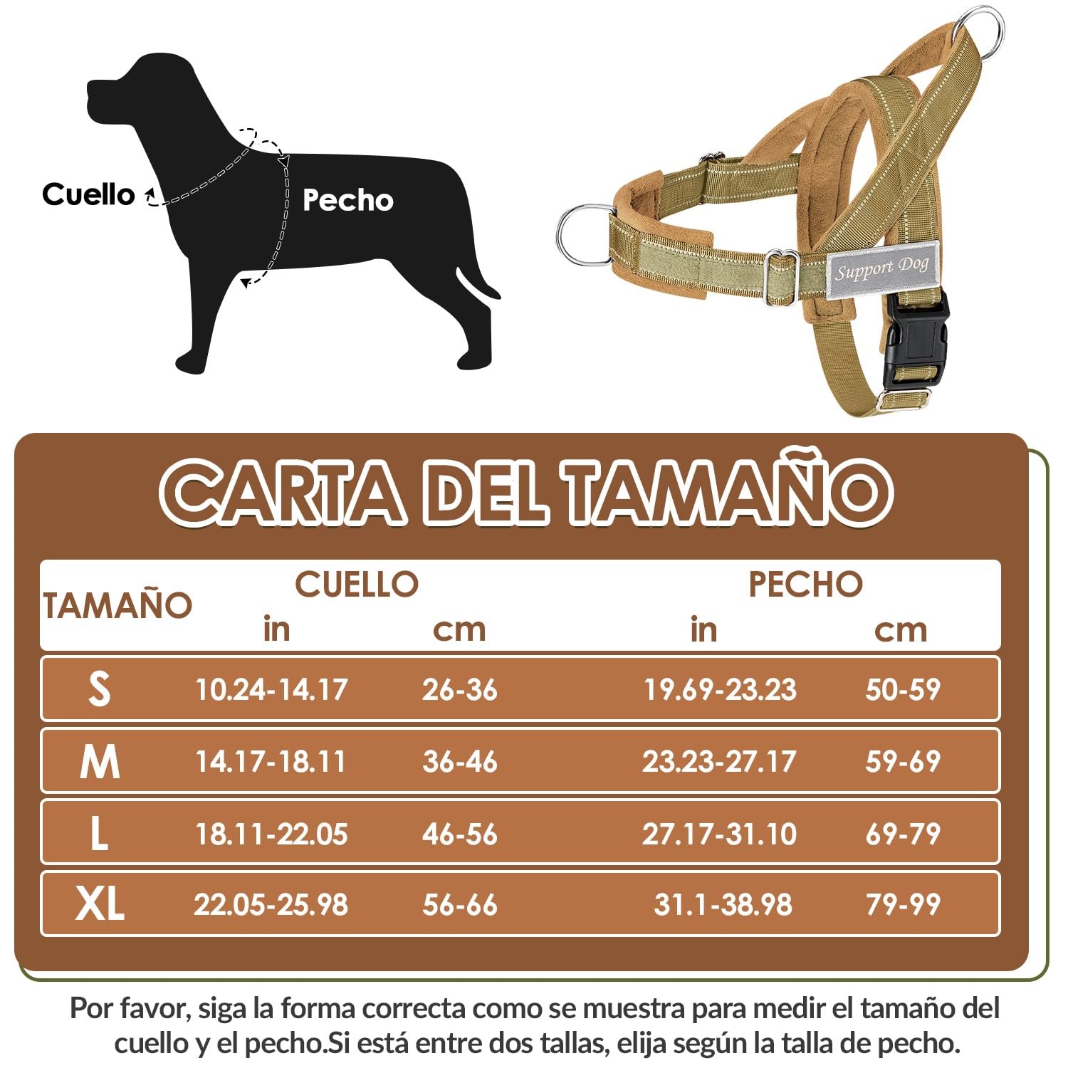 SlowTon Conjunto de Arnés y Correa para Perros, Sin Tirones, Ajustable en Cuello y Pecho, Arnés Antisofoco a Prueba de Escape, Correa de Perro de 5,9 pies, Táctico Militar