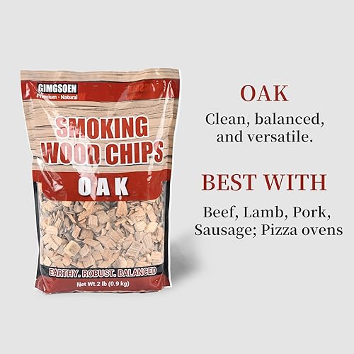 Miniatura 5 de Paquete variado de virutas de madera para ahumar, 3 sabores (roble, nogal, manzana), 2 libras × 3 - Chips de ahumar totalmente naturales para caja
