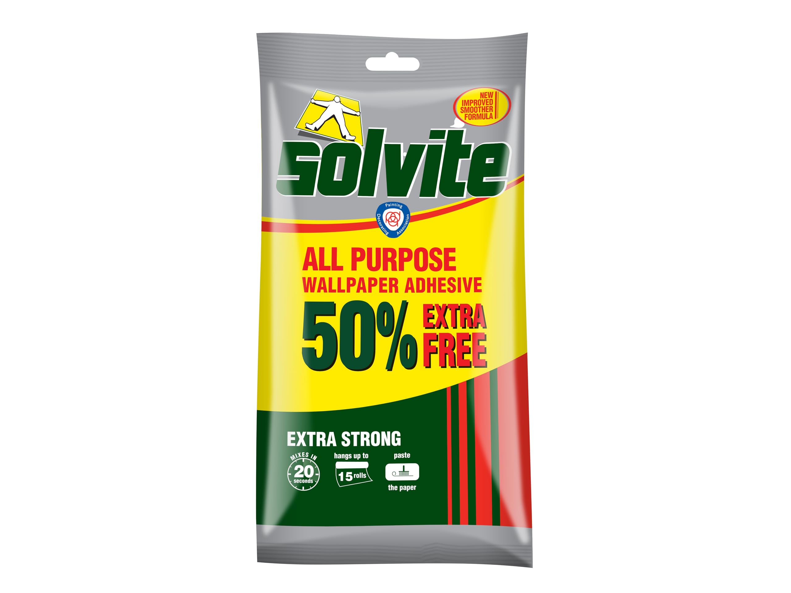 solvite SLVECCONOMY Wallpaper & Border Paste, Set of 21