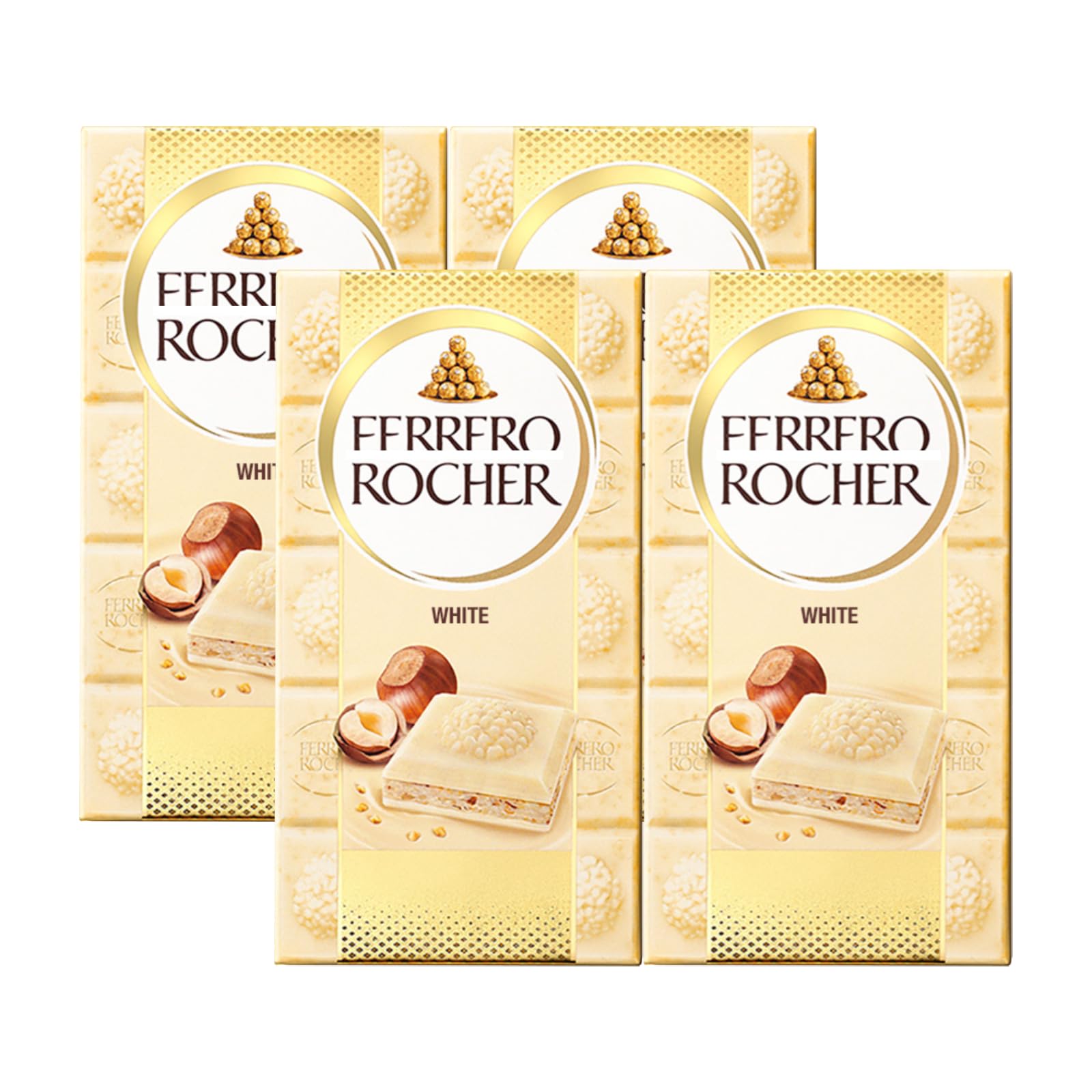 Amazon | フェレロ ロシェ ホワイトチョコレートバー 90g x4個