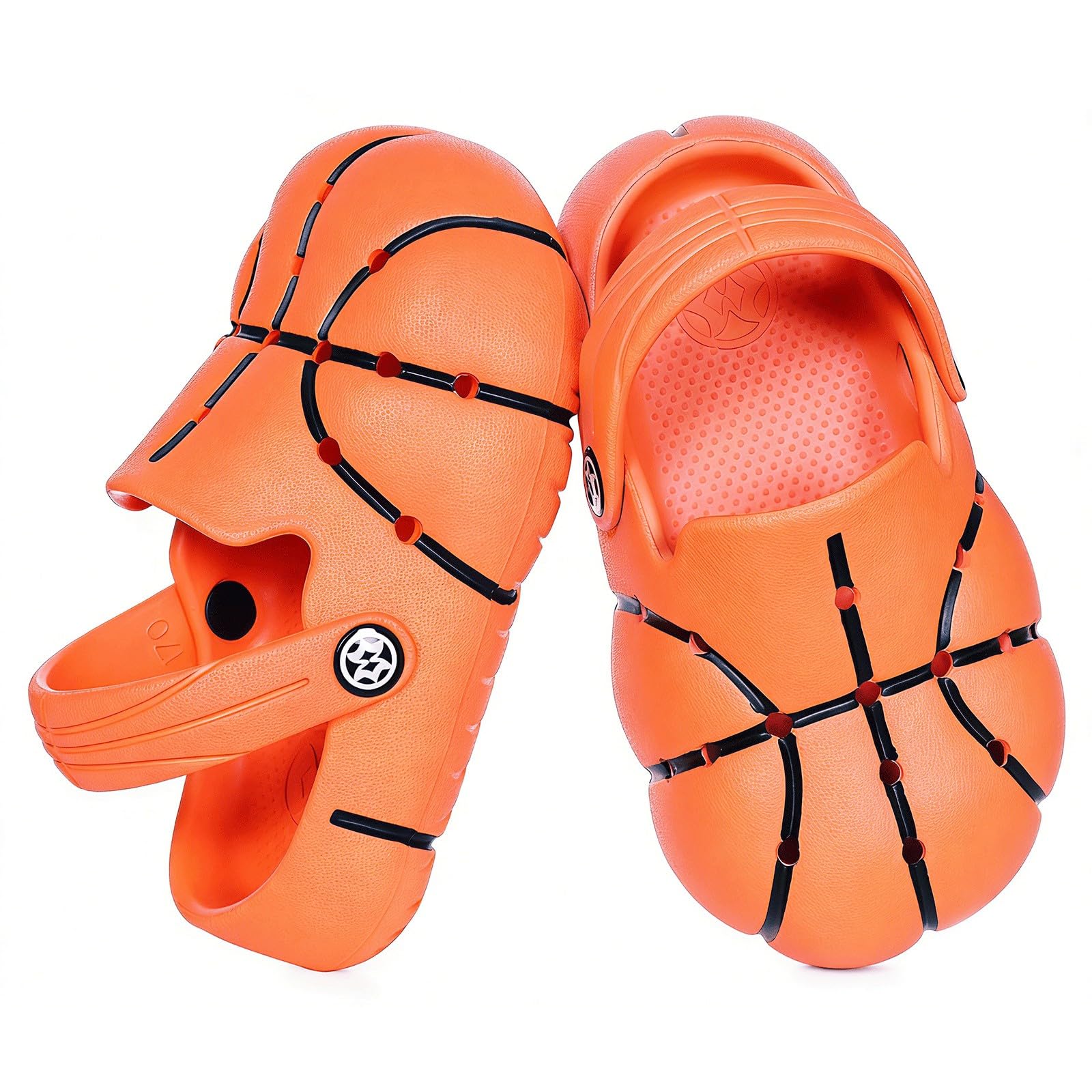 Dokela Jungen Clogs Kinder Fußball Hausschuhe Mädchen | Gartenschuhe,Basketball,Strand Sandalen,Atmungsaktiv Schlappen,Rutschfeste,Pantoffeln